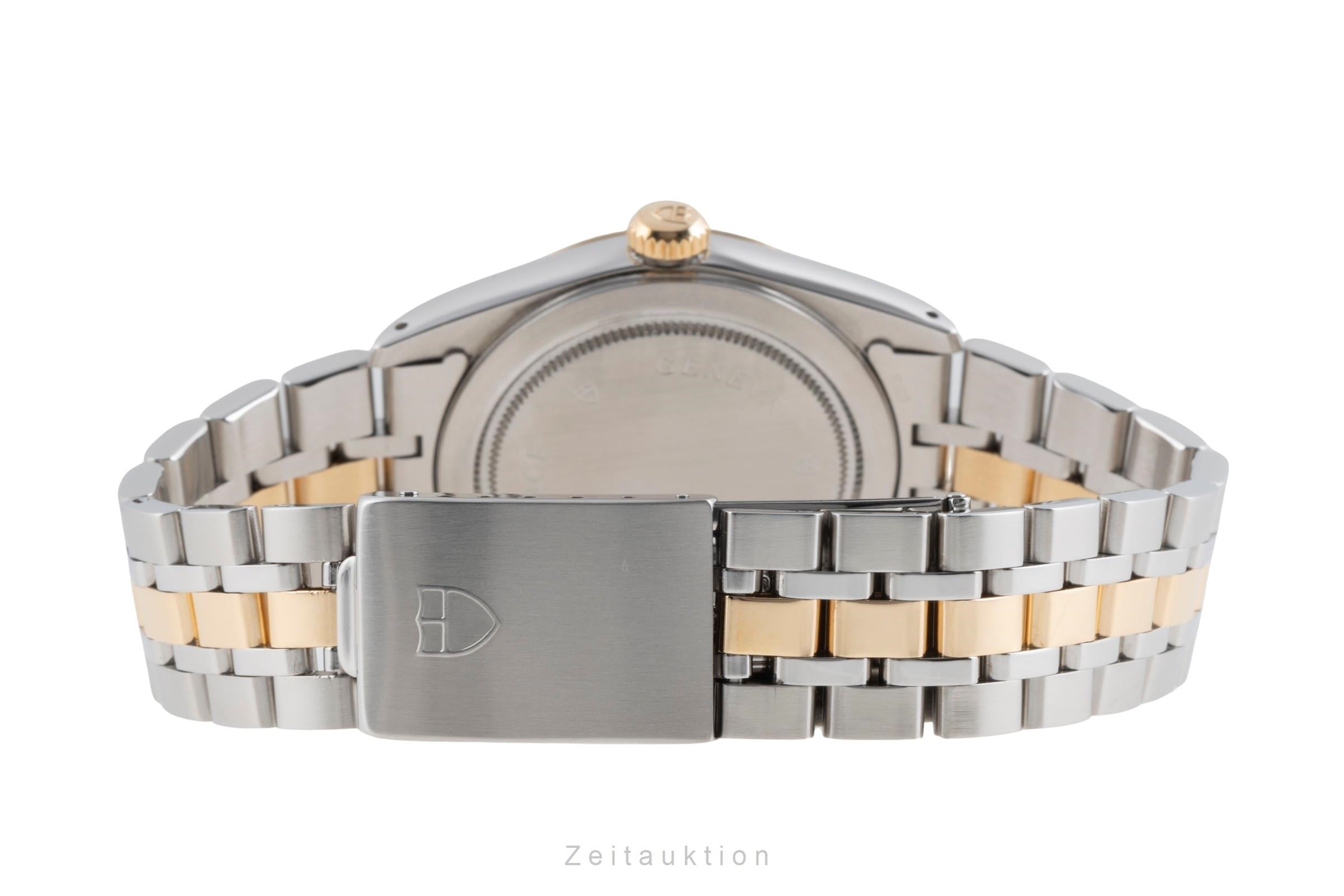 Tudor Oyster Prince Date Day Stahl Gold Automatik Herrenuhr Ref. 76213 Papiere  [2503645]