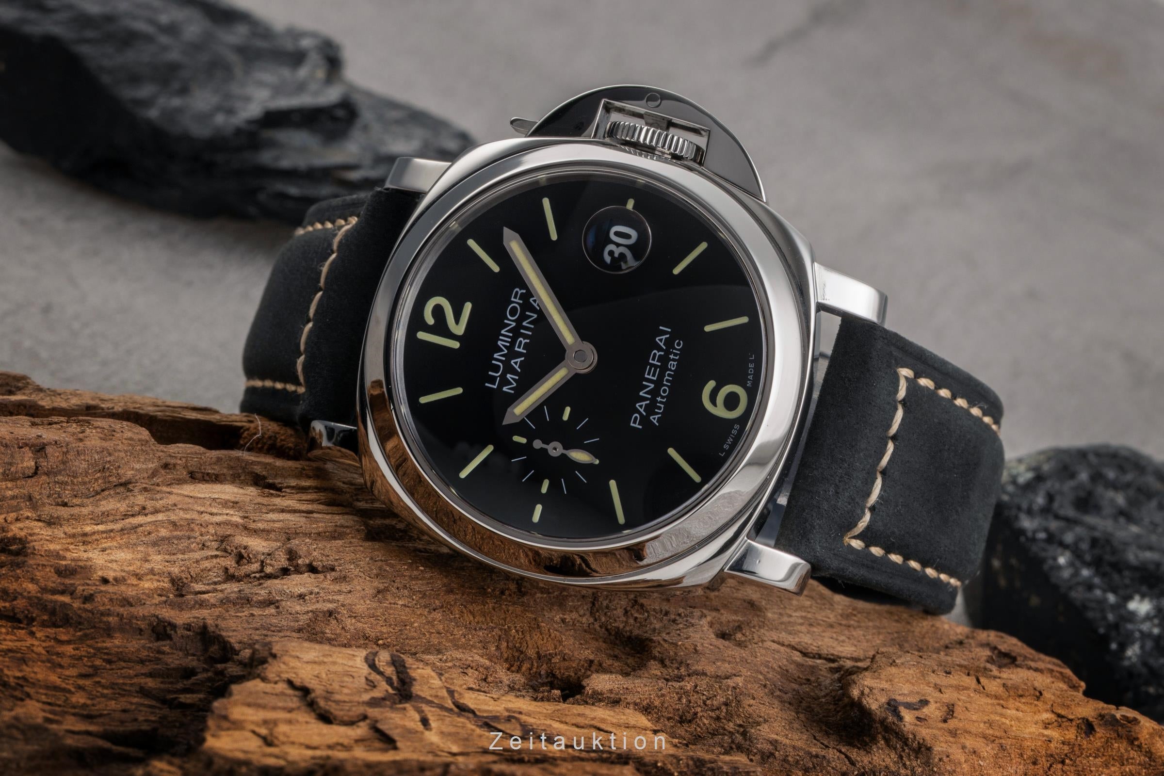 Panerai Luminor Marina acero automático reloj para caballeros PAM01048 LP: 7900EUR  [2503647]