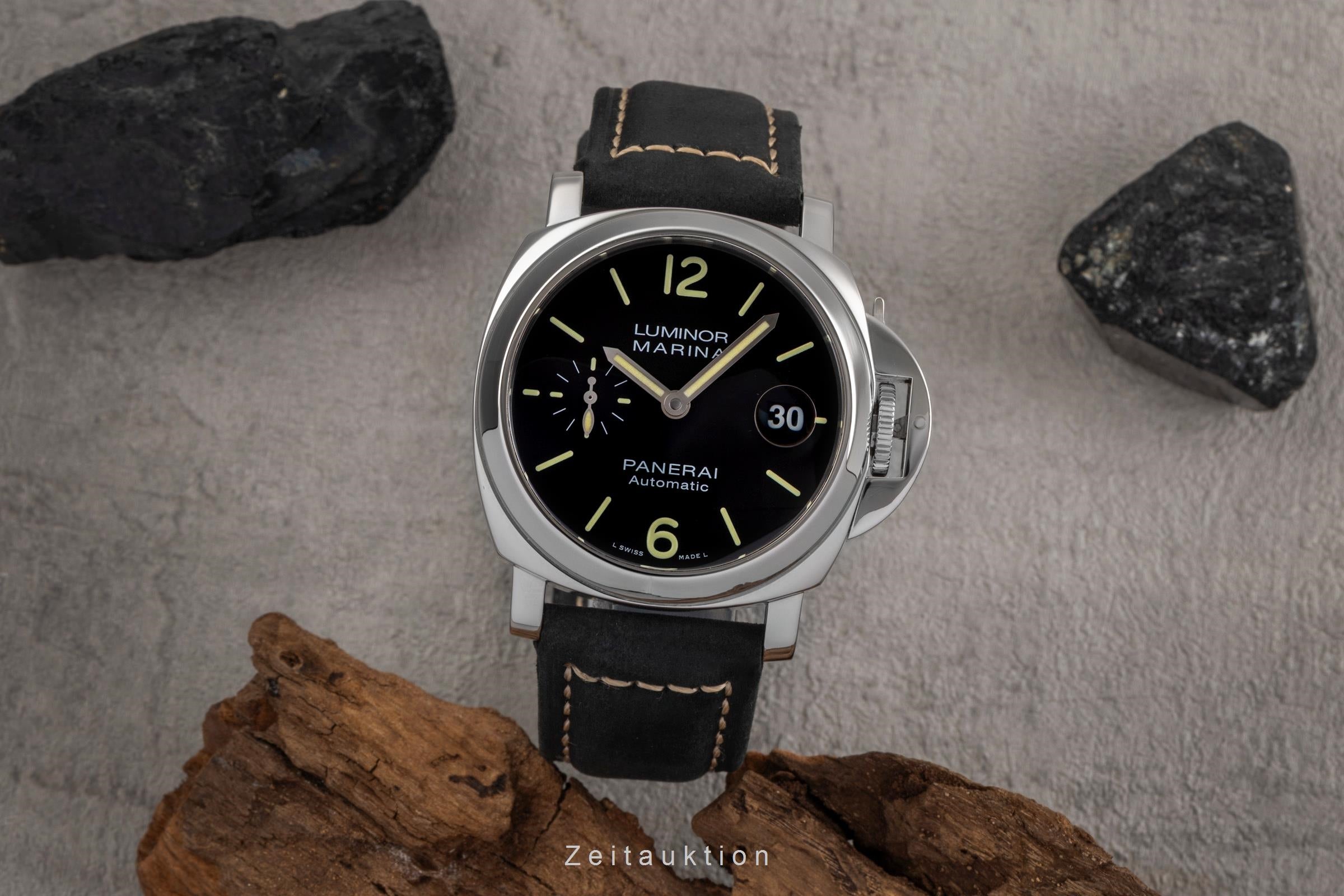 Panerai Luminor Marina acero automático reloj para caballeros PAM01048 LP: 7900EUR  [2503647]