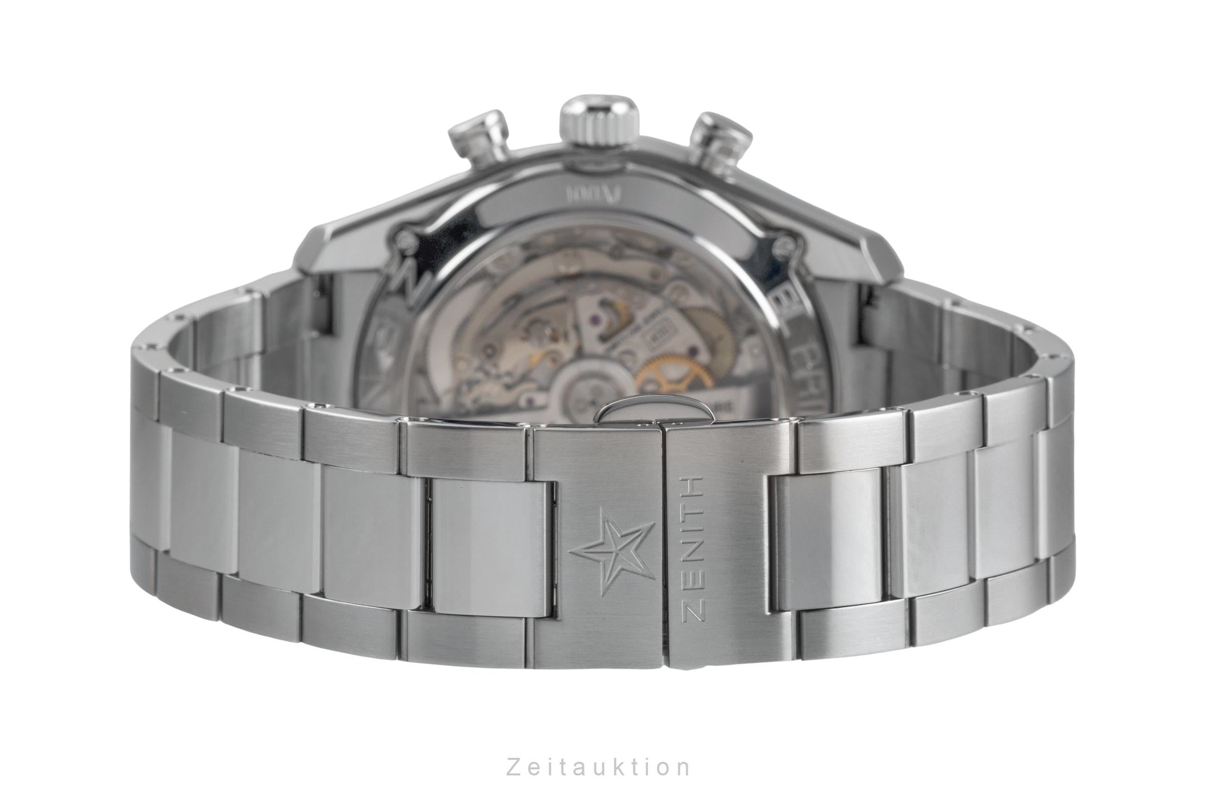 Zenith El Primero chronographe acier automatique montre pour hommes 03.2040.400/21.M2040  [2503648]