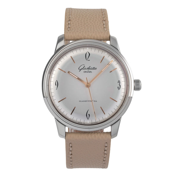 Glashütte Sixties steel automatic men's watch 1-39-52-01-02-04	  [2503654]