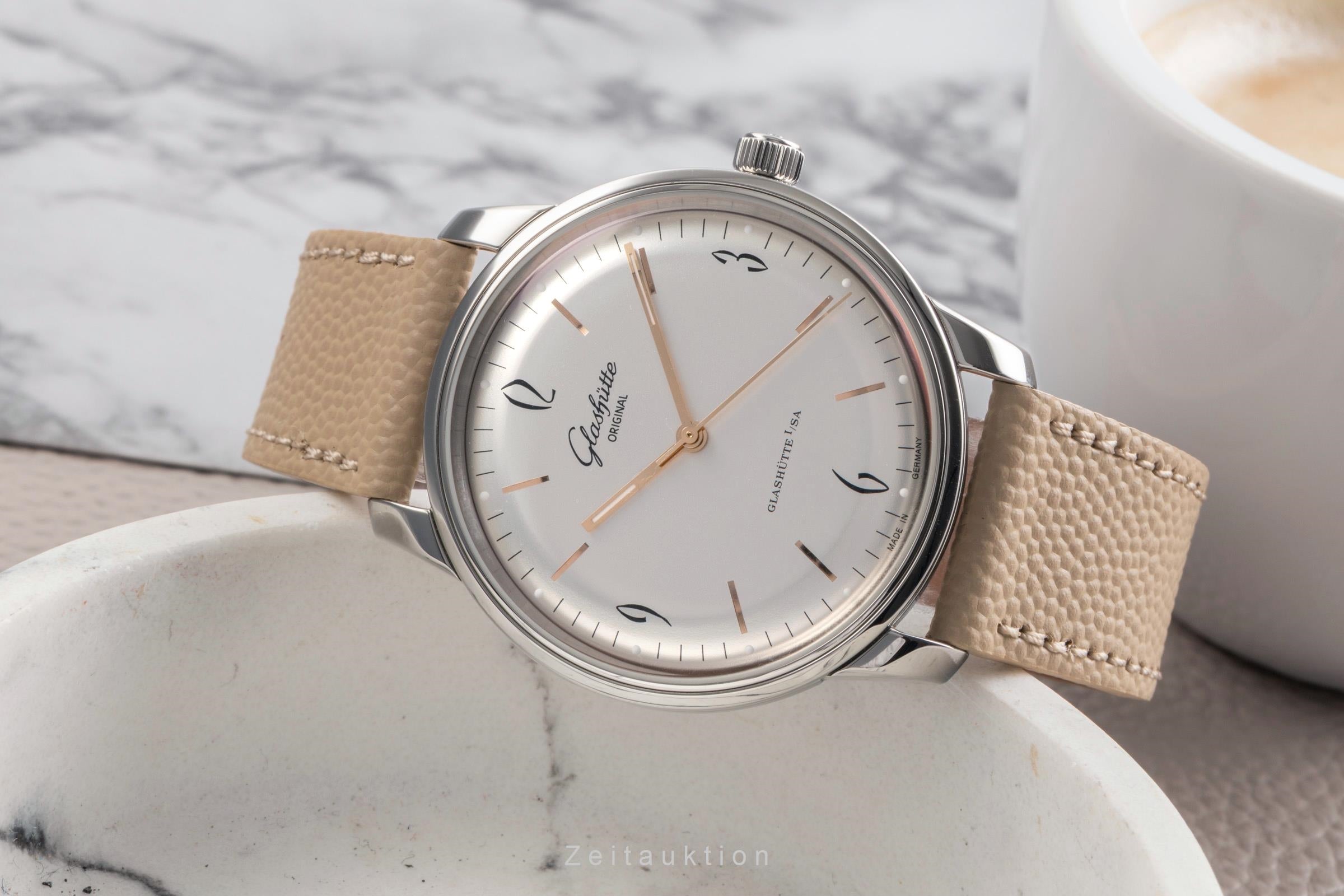 Glashütte Sixties steel automatic men's watch 1-39-52-01-02-04	  [2503654]