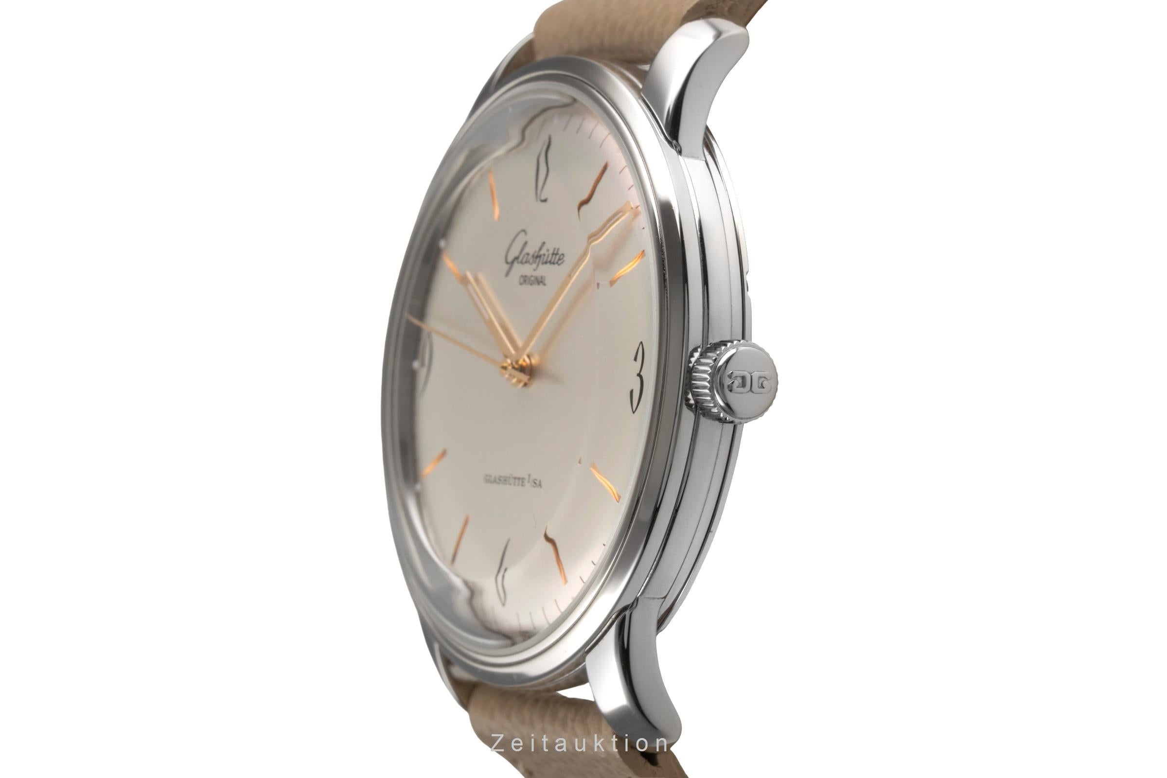 Glashütte Sixties steel automatic men's watch 1-39-52-01-02-04	  [2503654]