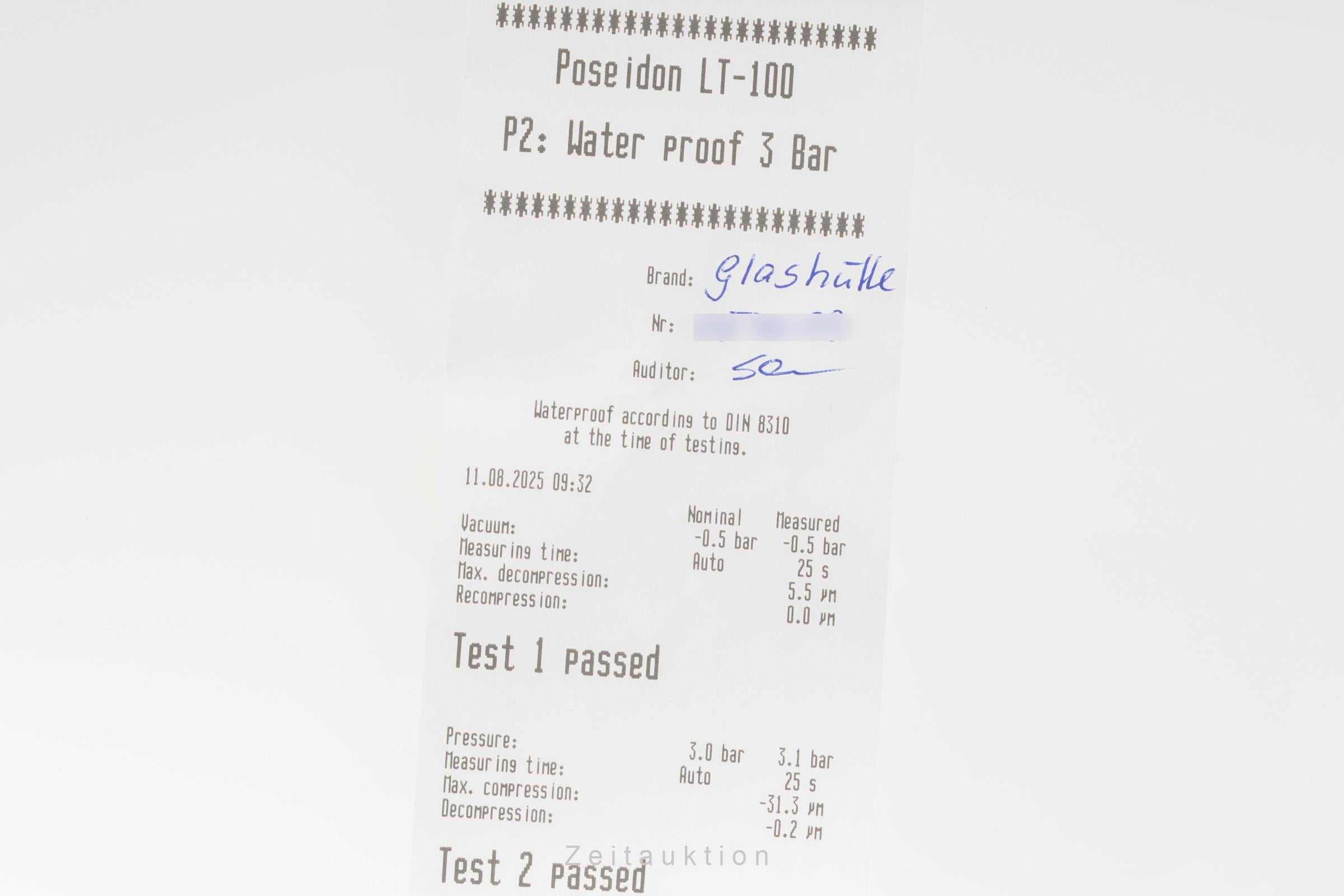 Glashütte Sixties steel automatic men's watch 1-39-52-01-02-04	  [2503654]