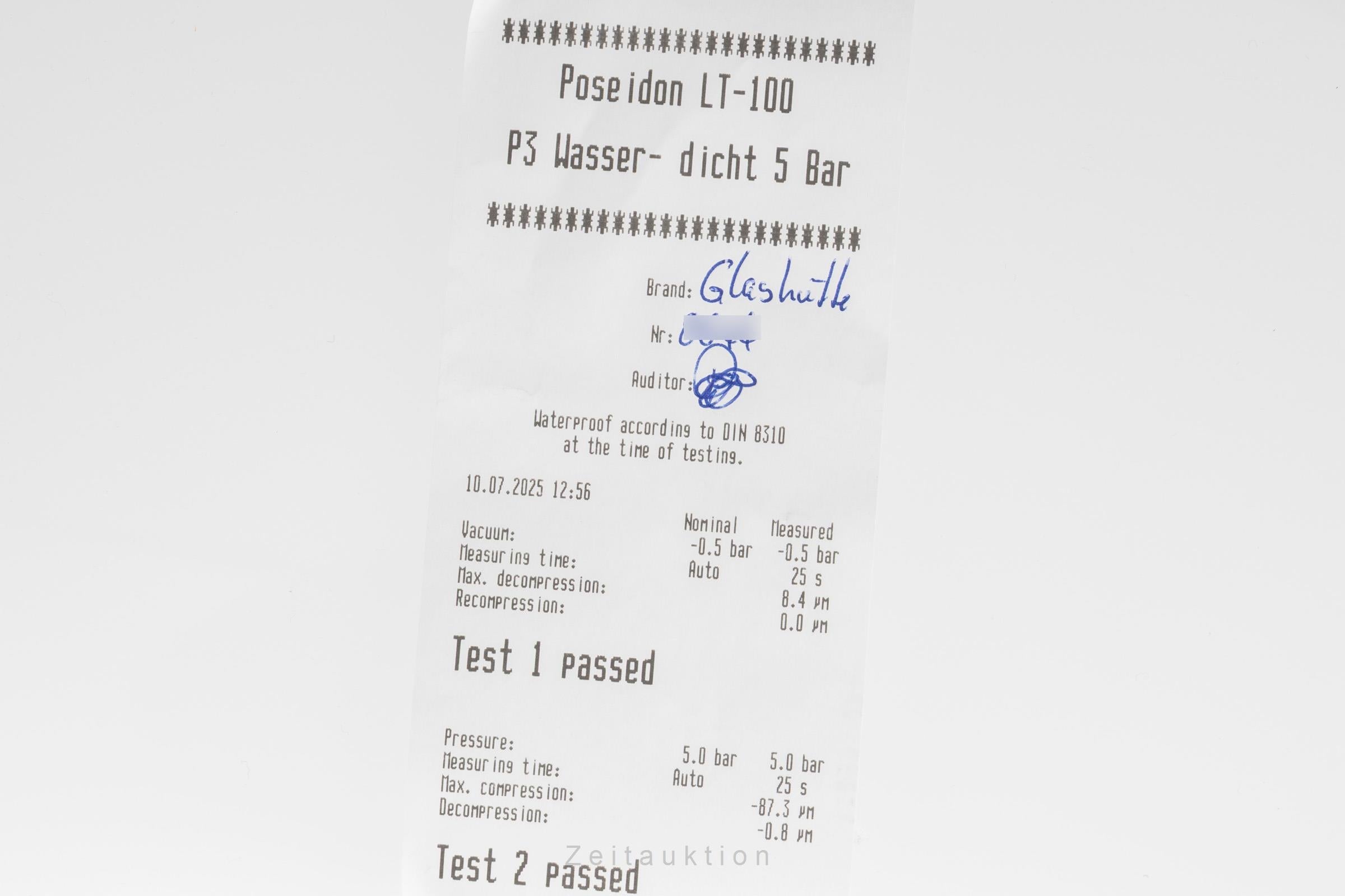 Glashütte Senator chronograph steel automatic men's watch 1-39-31-13-17-04	  [2503655]