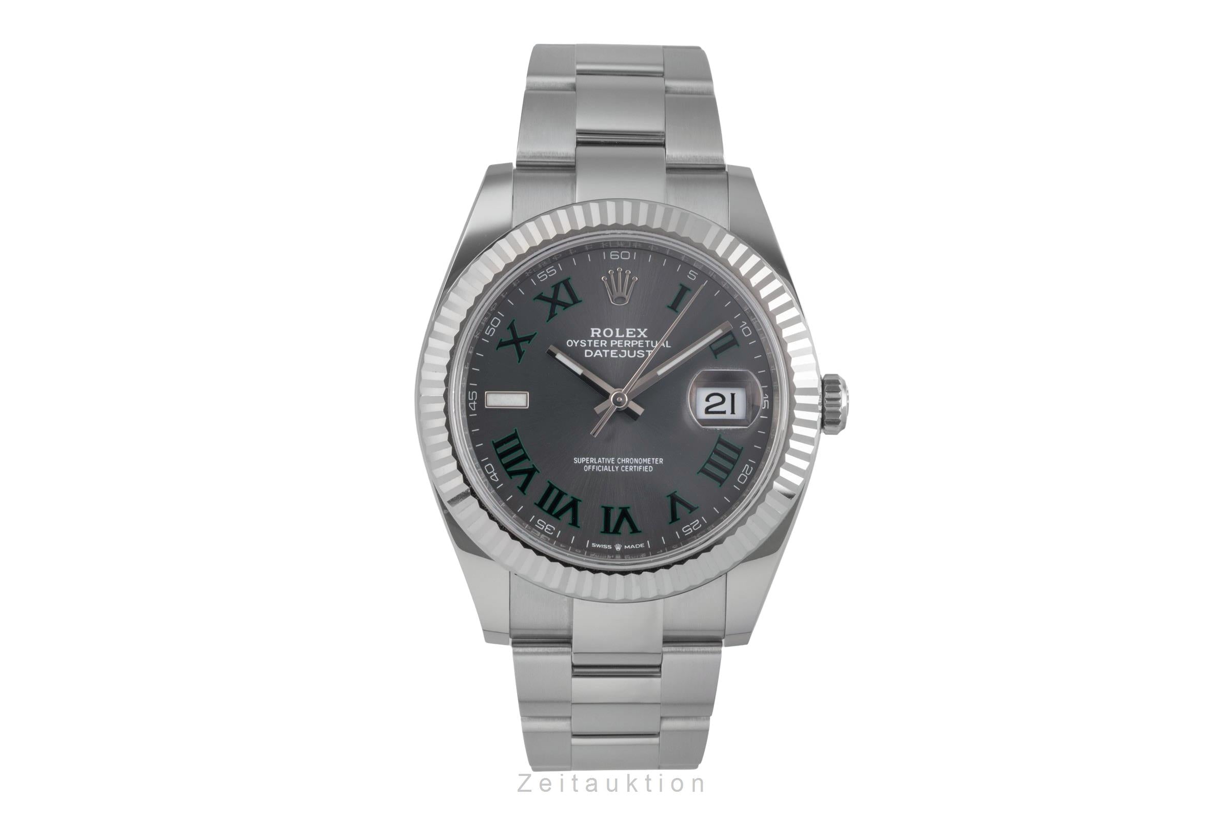 Rolex Datejust steel / white gold automatic men's watch 126334  [2503658]