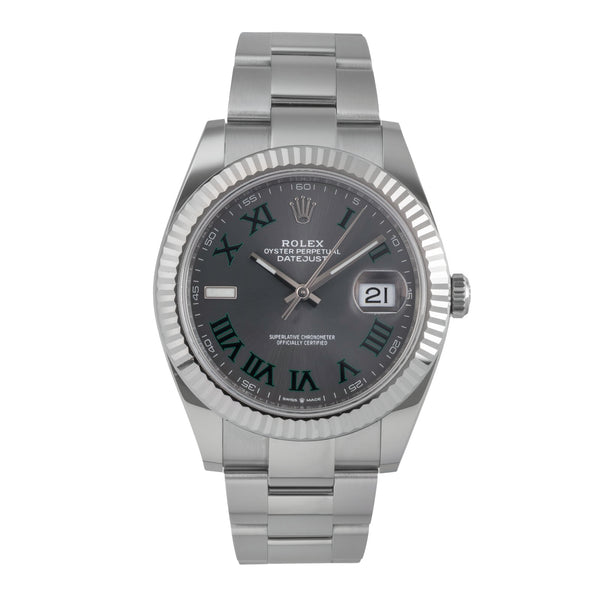 Rolex Datejust steel / white gold automatic men's watch 126334  [2503658]