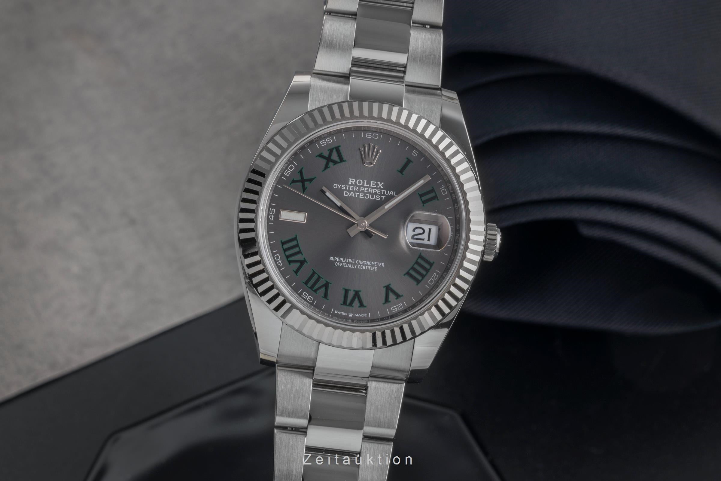 Rolex Datejust steel / white gold automatic men's watch 126334  [2503658]