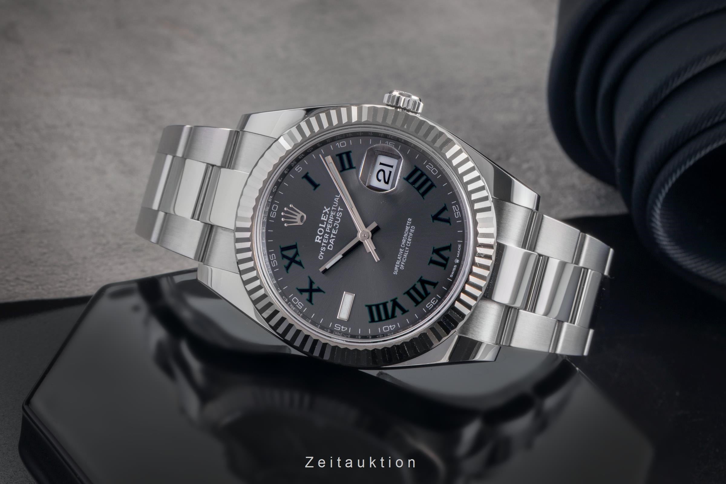 Rolex Datejust steel / white gold automatic men's watch 126334  [2503658]