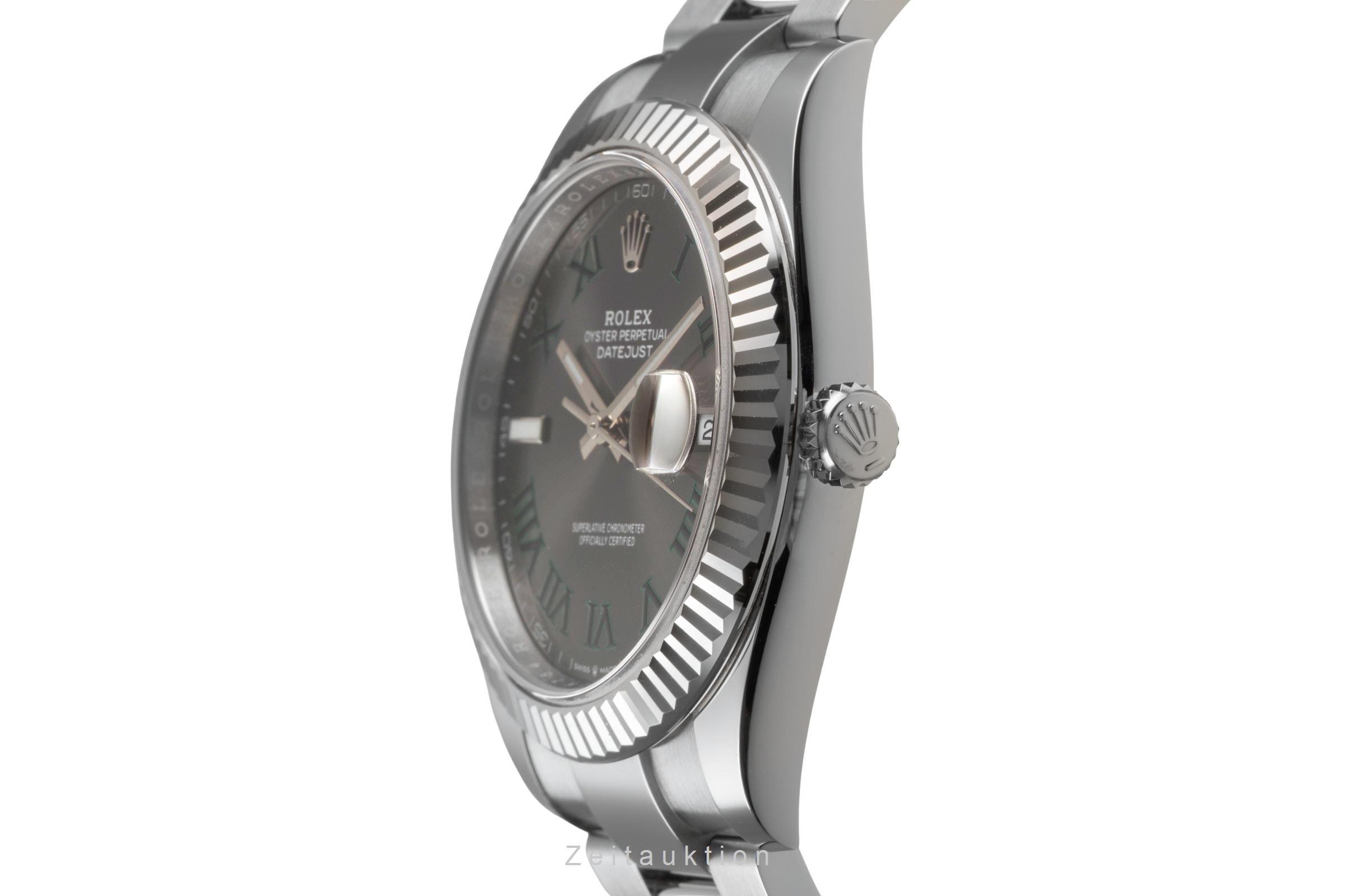 Rolex Datejust steel / white gold automatic men's watch 126334  [2503658]