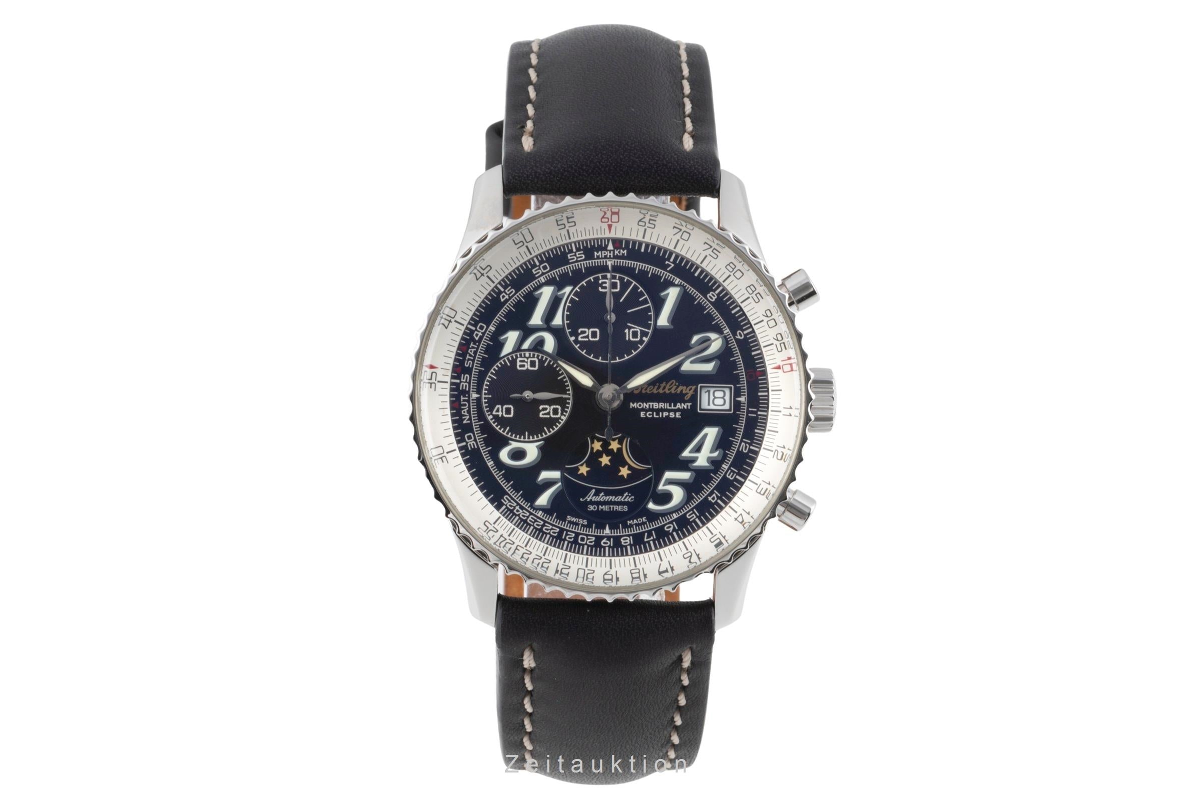 Breitling Montbrillant Eclipse Chronograph Automatik Stahl Herrenuhr Ref. A43030 [2503659]