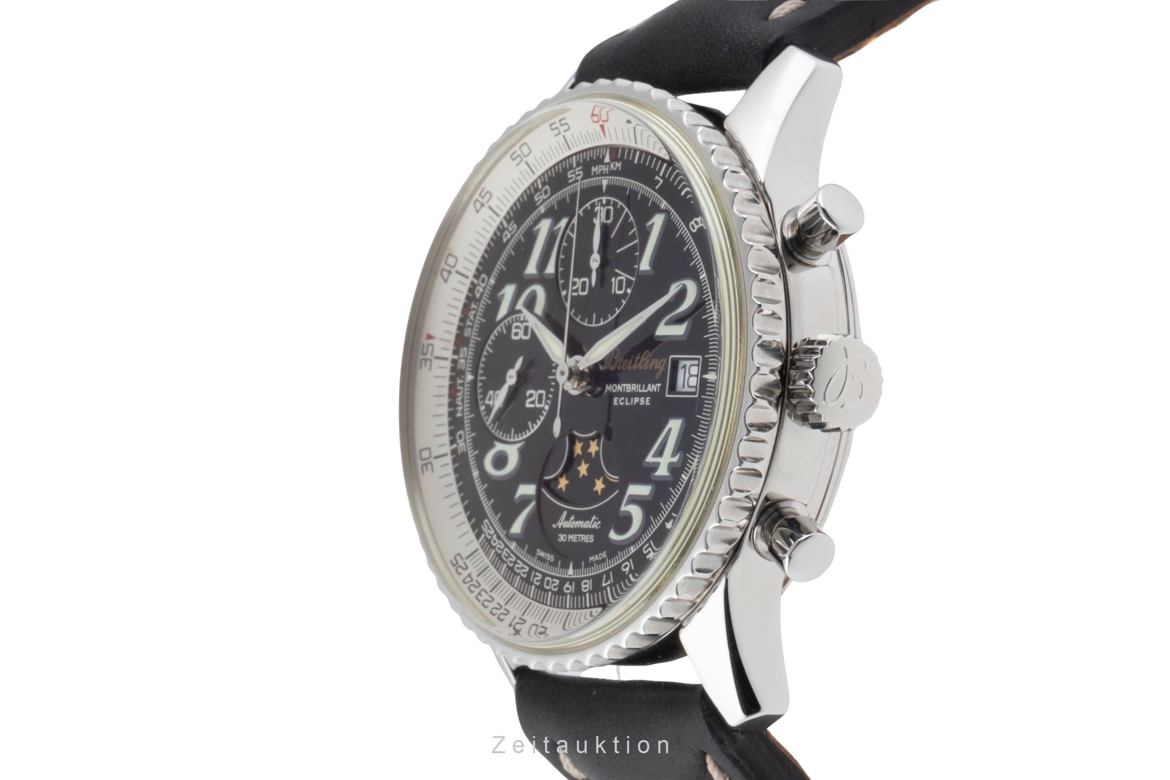 Breitling Montbrillant Eclipse Chronograph Automatik Stahl Herrenuhr Ref. A43030 [2503659]