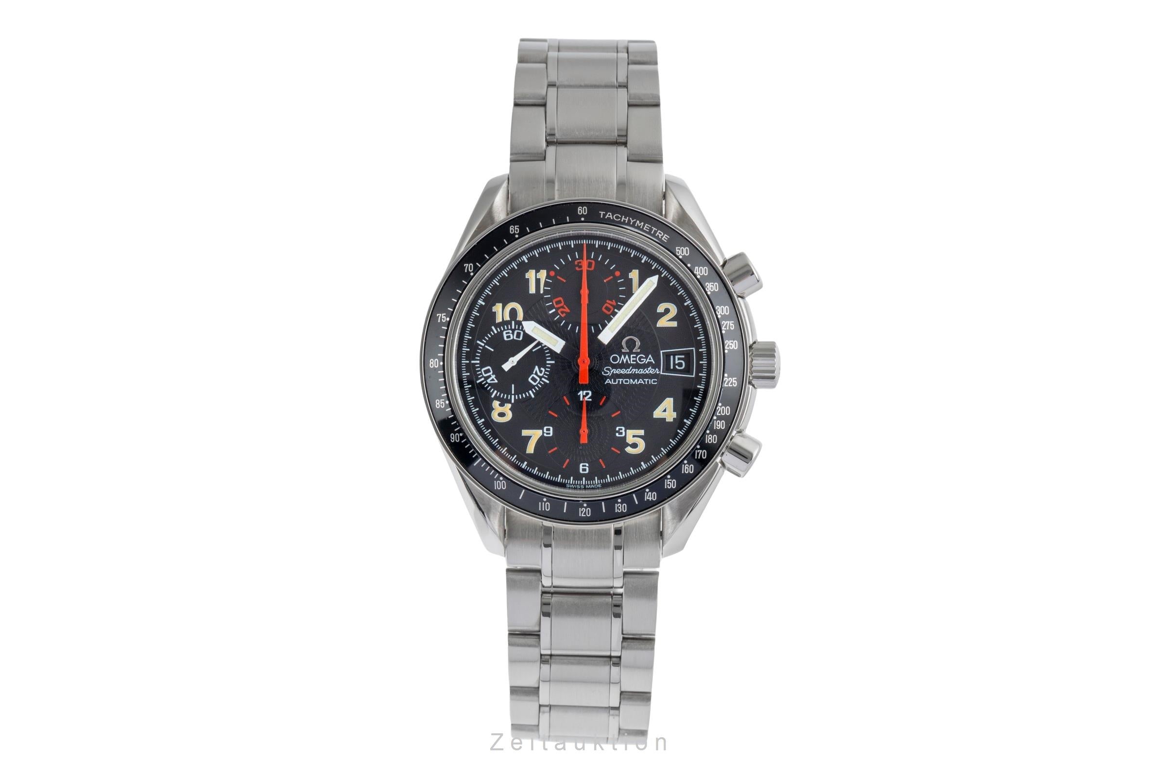 Omega Speedmaster Date chronograph steel automatic men's watch 3813.53.00 LP: 6100EUR  [2503661]