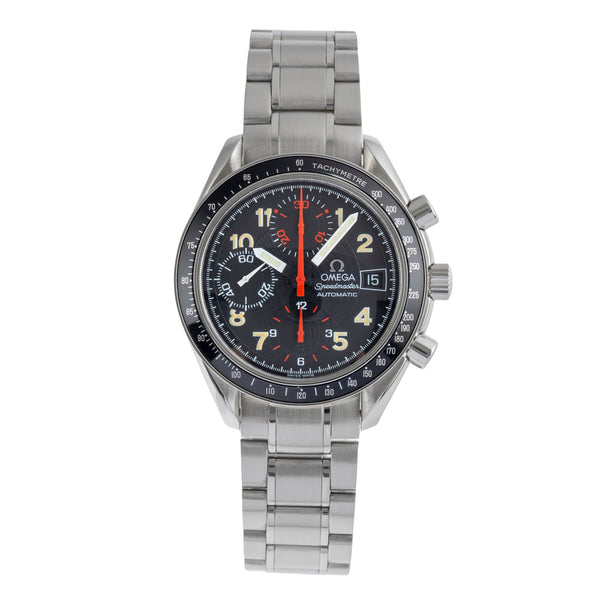 Omega Speedmaster Date chronograph steel automatic men's watch 3813.53.00 LP: 6100EUR  [2503661]