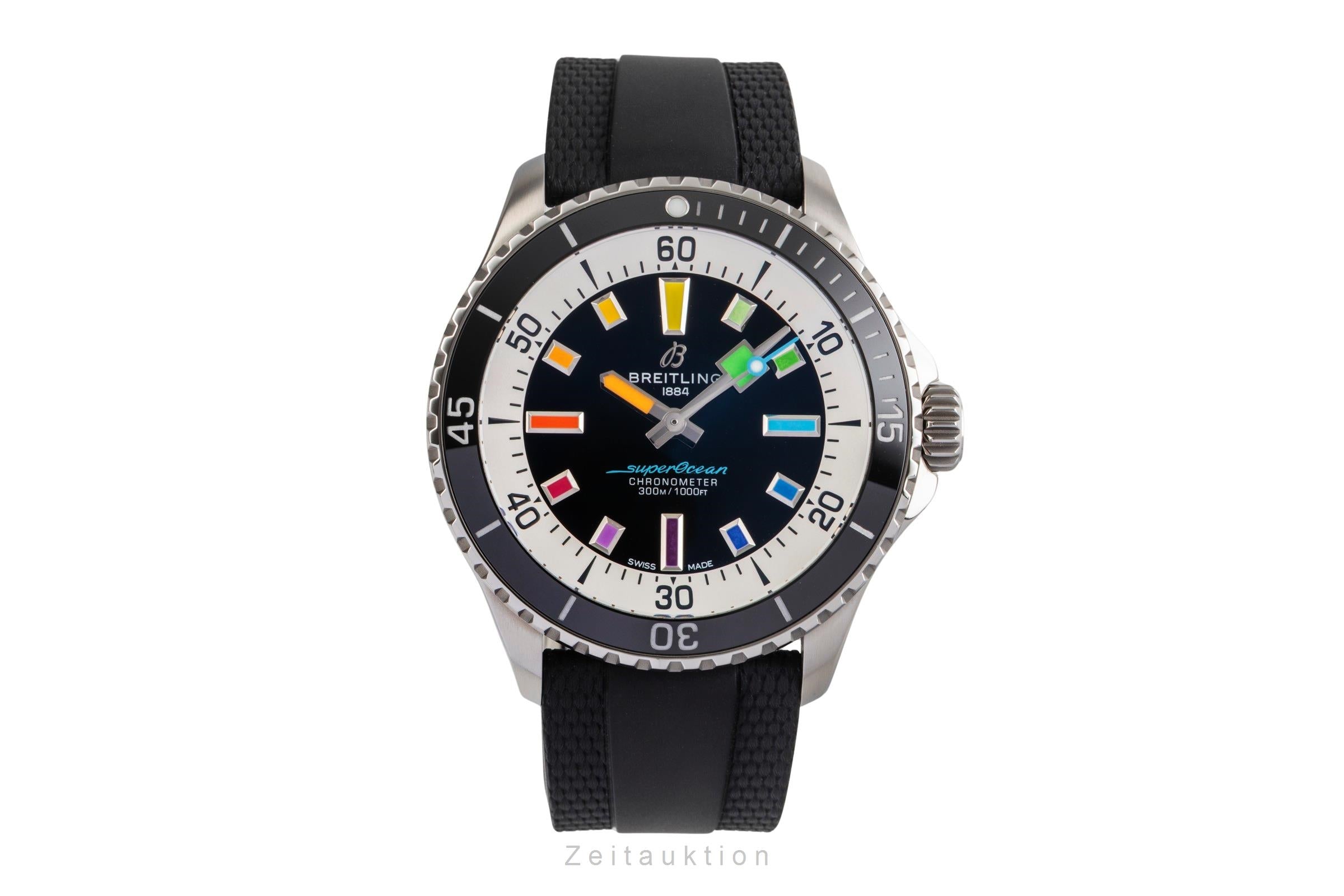 Breitling Superocean acier automatique montre pour hommes A17375211B2S2 LP: 5350EUR  [2503666]