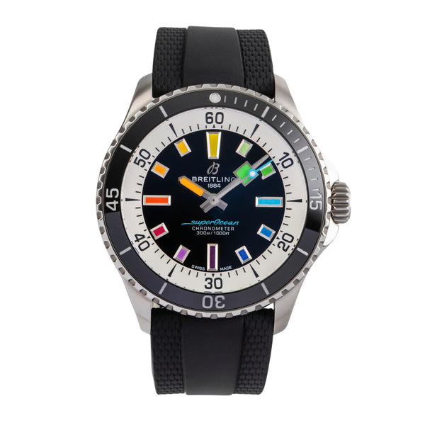 Breitling Superocean acier automatique montre pour hommes A17375211B2S2 LP: 5350EUR  [2503666]