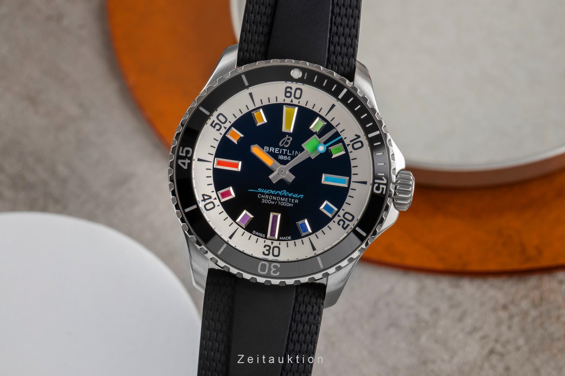 Breitling Superocean steel automatic Kal. B17 Ref. A17375211B2S2