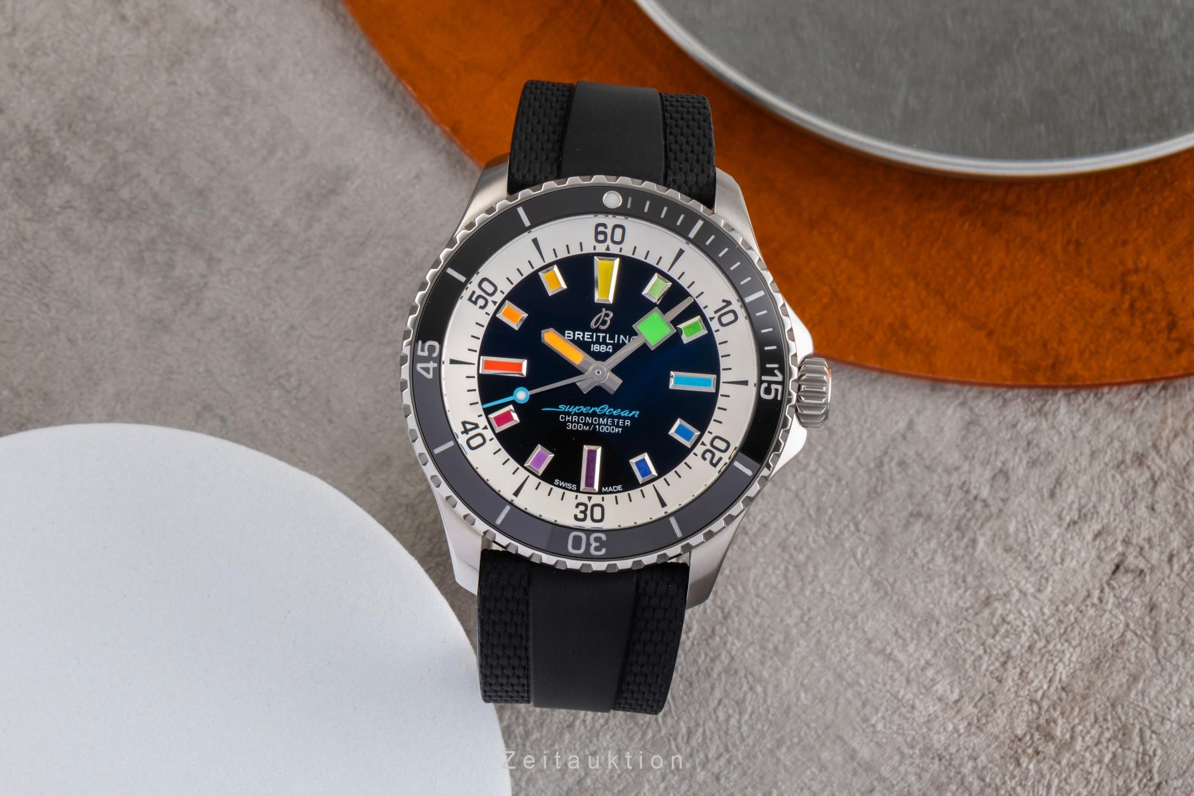 Breitling Superocean acier automatique montre pour hommes A17375211B2S2 LP: 5350EUR  [2503666]
