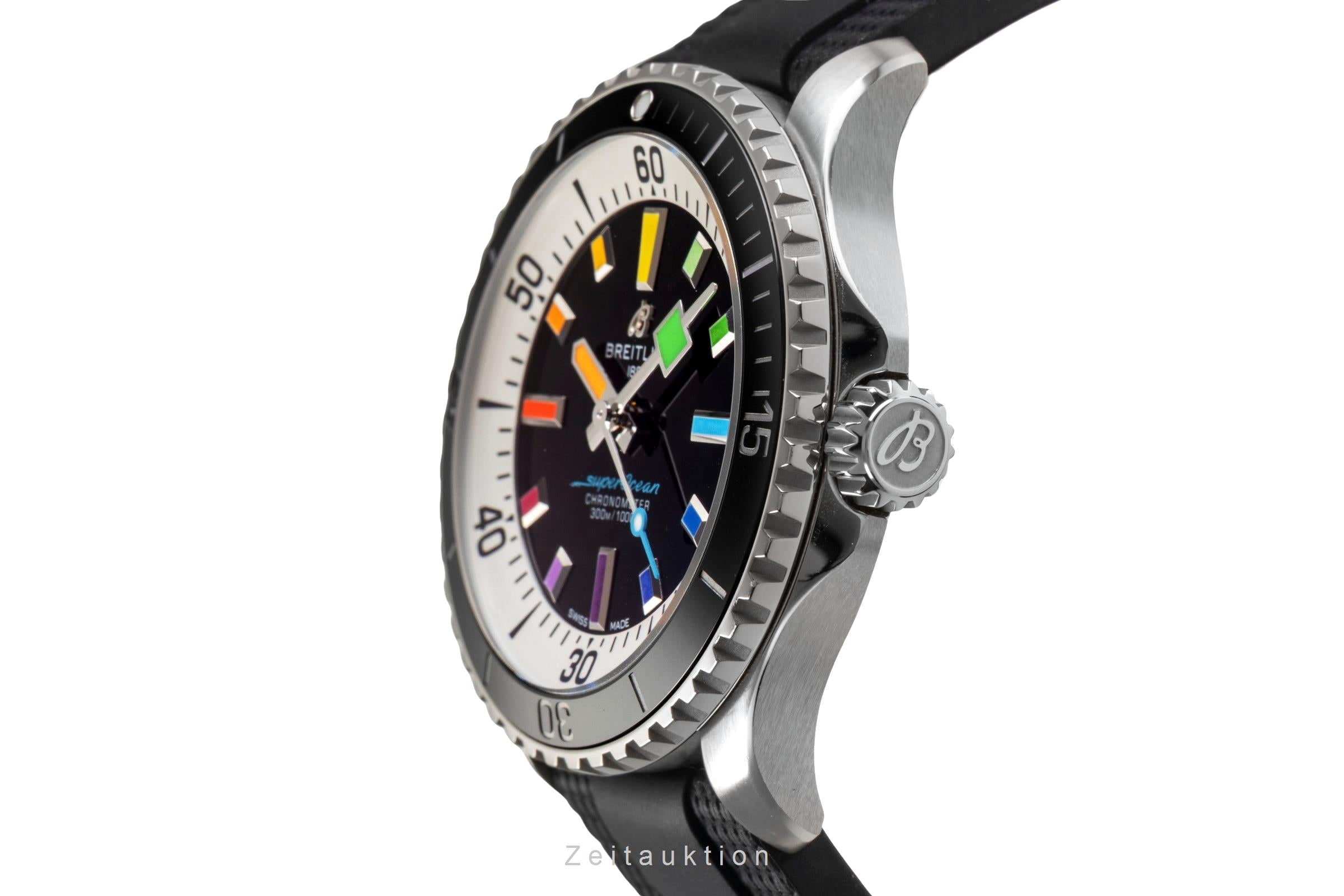 Breitling Superocean acier automatique montre pour hommes A17375211B2S2 LP: 5350EUR  [2503666]