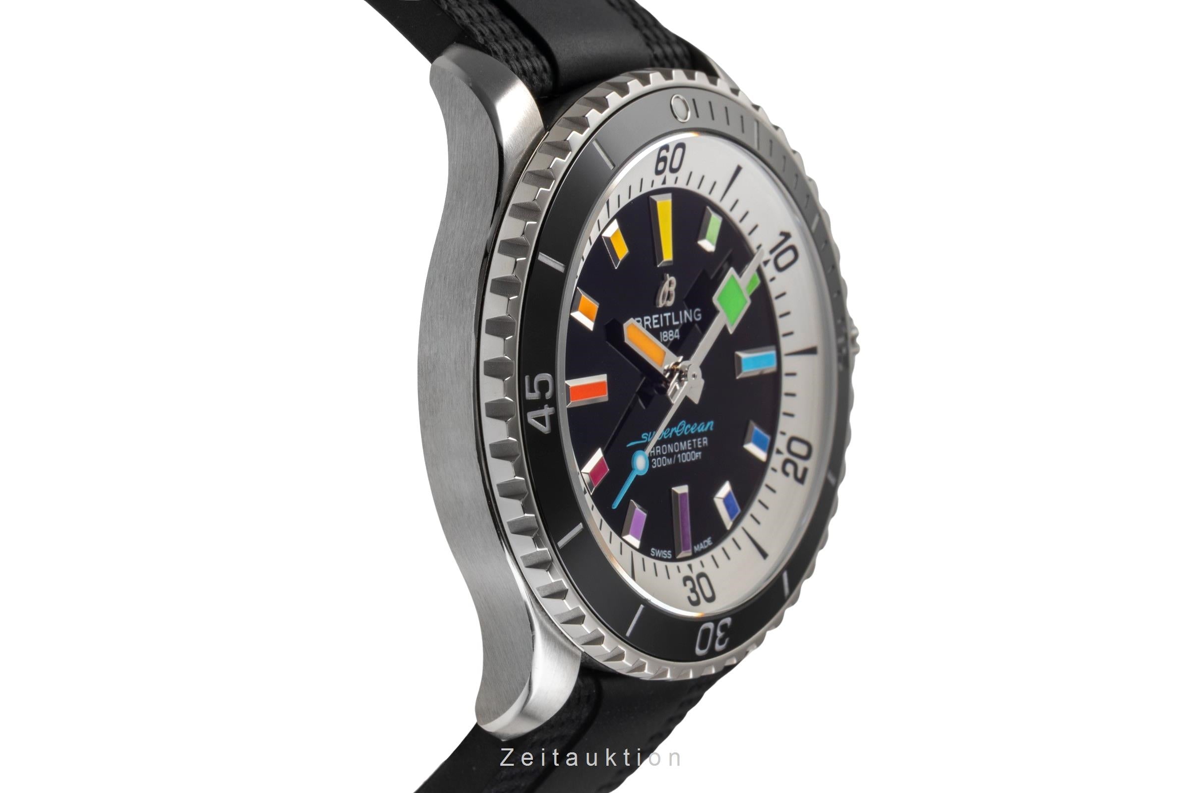 Breitling Superocean acier automatique montre pour hommes A17375211B2S2 LP: 5350EUR  [2503666]