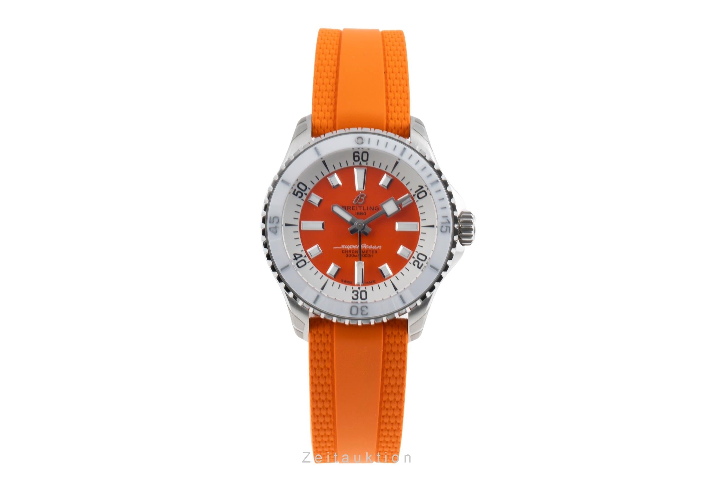 Breitling Superocean Stahl Automatik Herrenuhr Ref. A17377211O1S1 B&P [2503667]