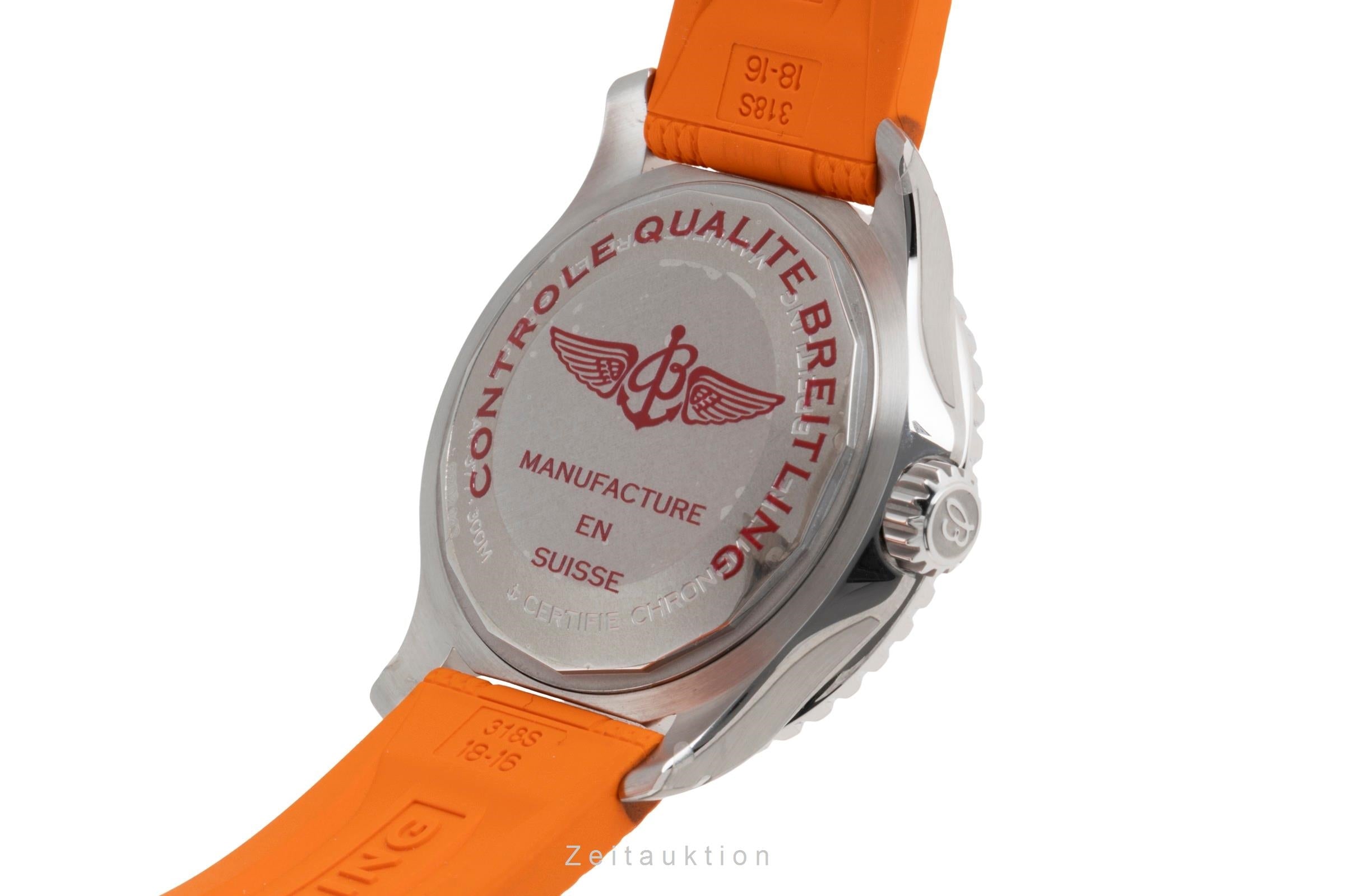 Breitling Superocean Stahl Automatik Herrenuhr Ref. A17377211O1S1 B&P [2503667]