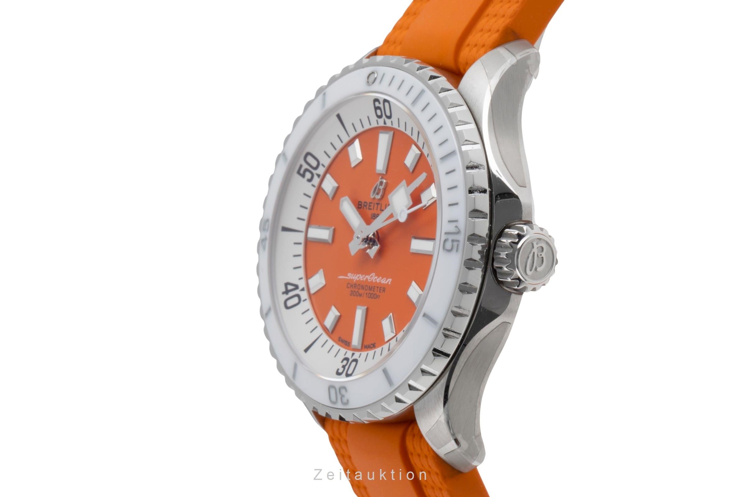 Breitling Superocean Stahl Automatik Herrenuhr Ref. A17377211O1S1 B&P [2503668]
