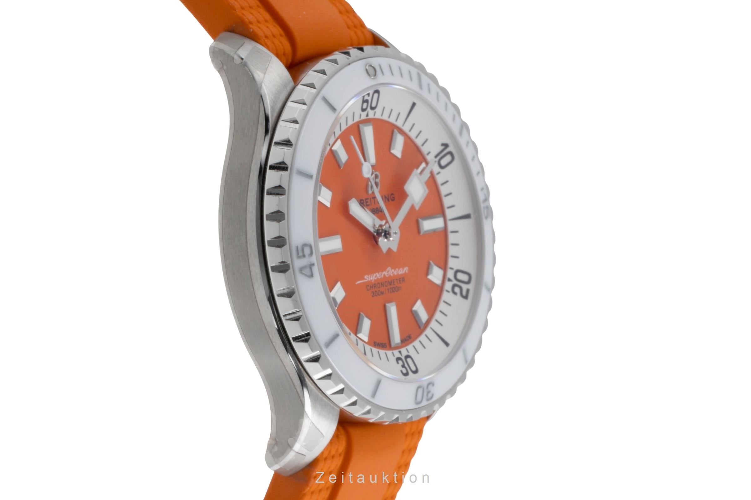 Breitling Superocean Stahl Automatik Herrenuhr Ref. A17377211O1S1 B&P [2503668]