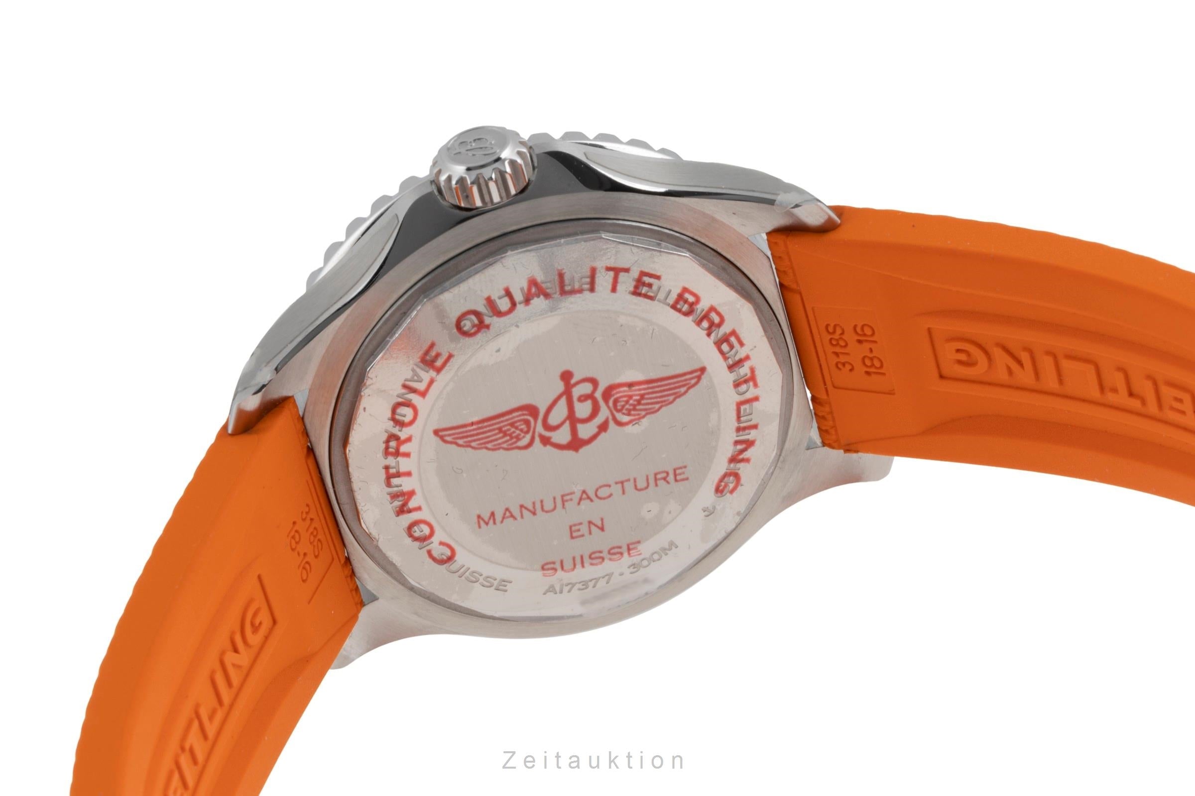 Breitling Superocean Stahl Automatik Herrenuhr Ref. A17377211O1S1 B&P [2503668]