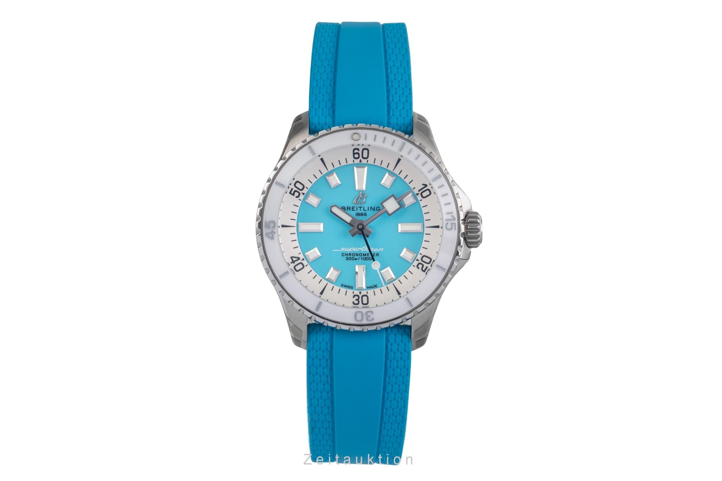 Breitling Superocean Stahl Automatik Herrenuhr Ref. A17377211C1S1 B&P  [2503669]