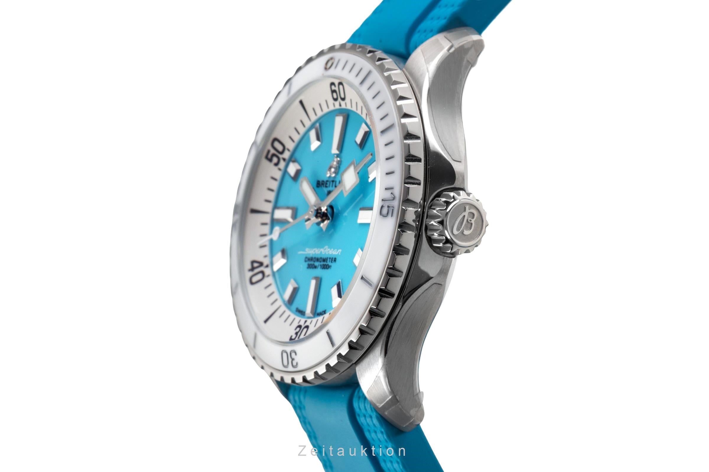 Breitling Superocean Stahl Automatik Herrenuhr Ref. A17377211C1S1 B&P  [2503669]