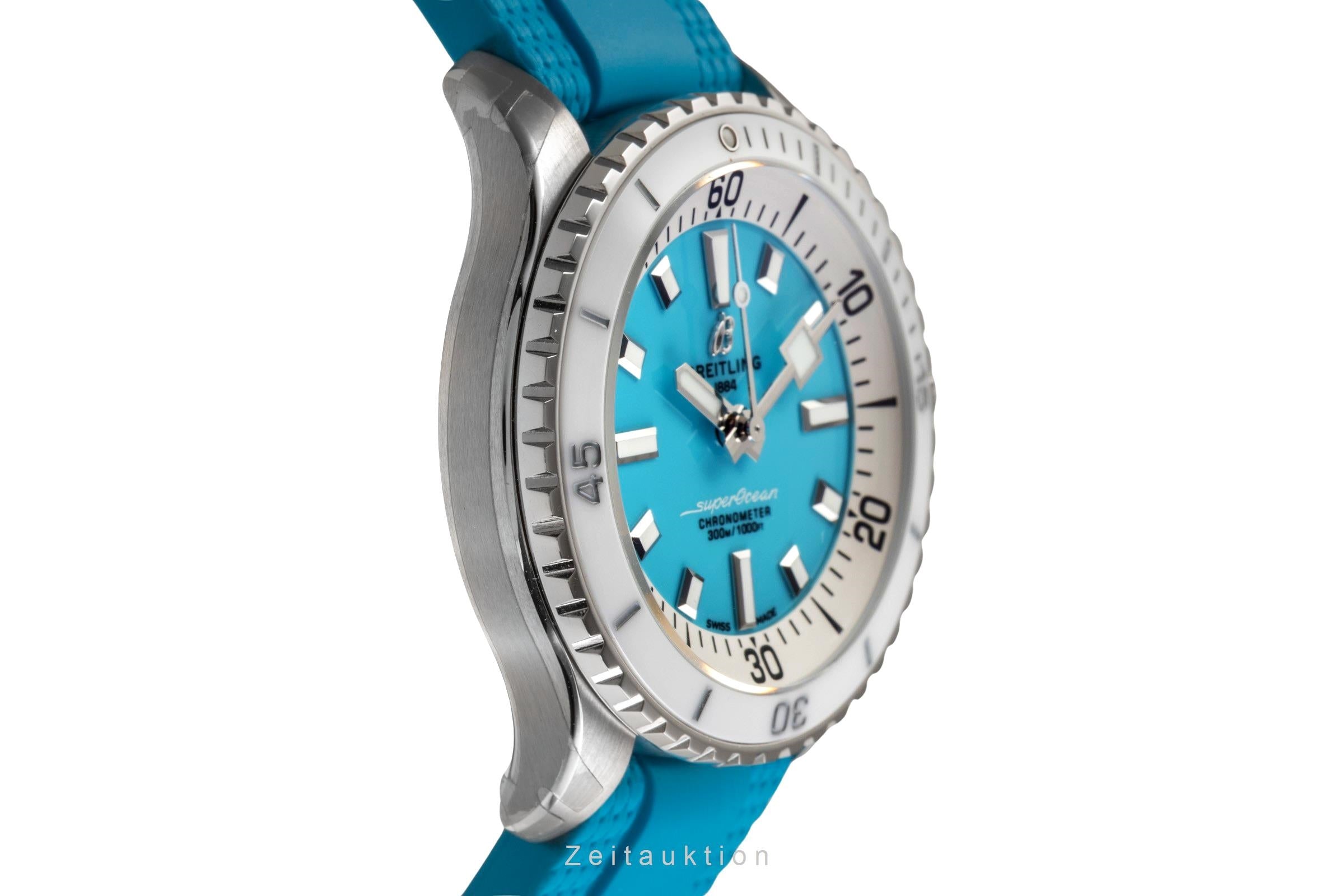 Breitling Superocean Stahl Automatik Herrenuhr Ref. A17377211C1S1 B&P  [2503669]