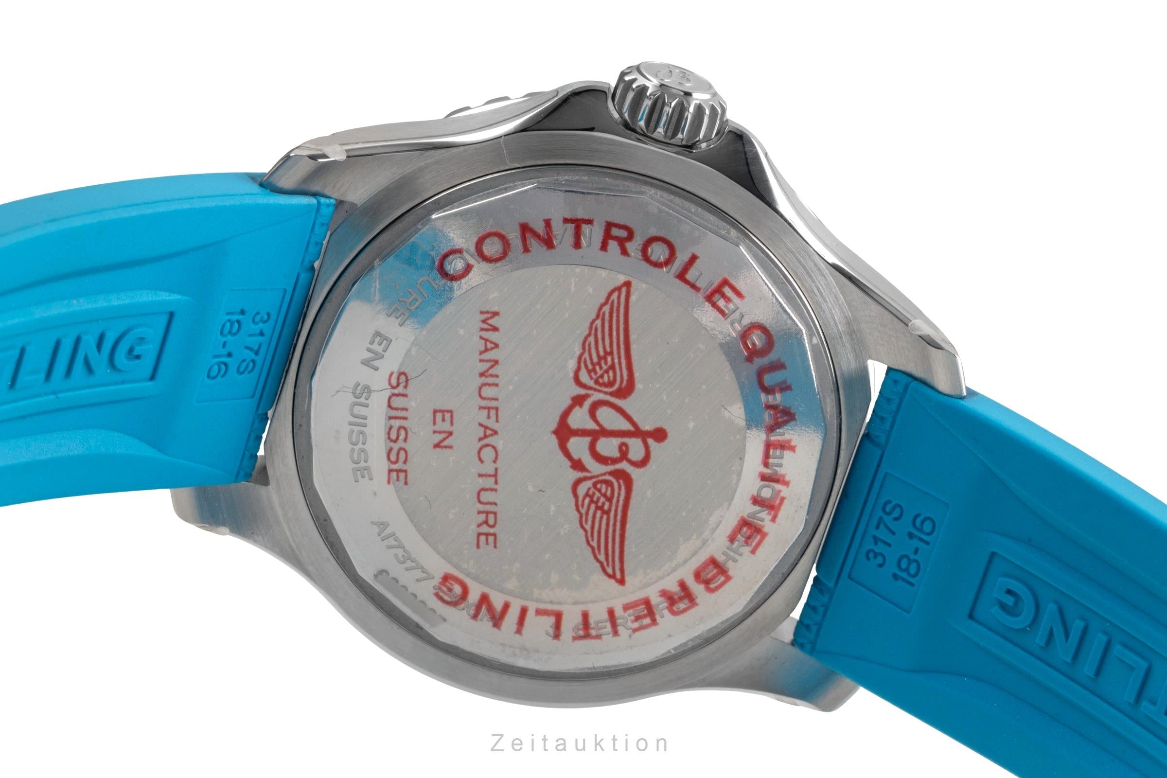 Breitling Superocean Stahl Automatik Herrenuhr Ref. A17377211C1S1 B&P  [2503669]