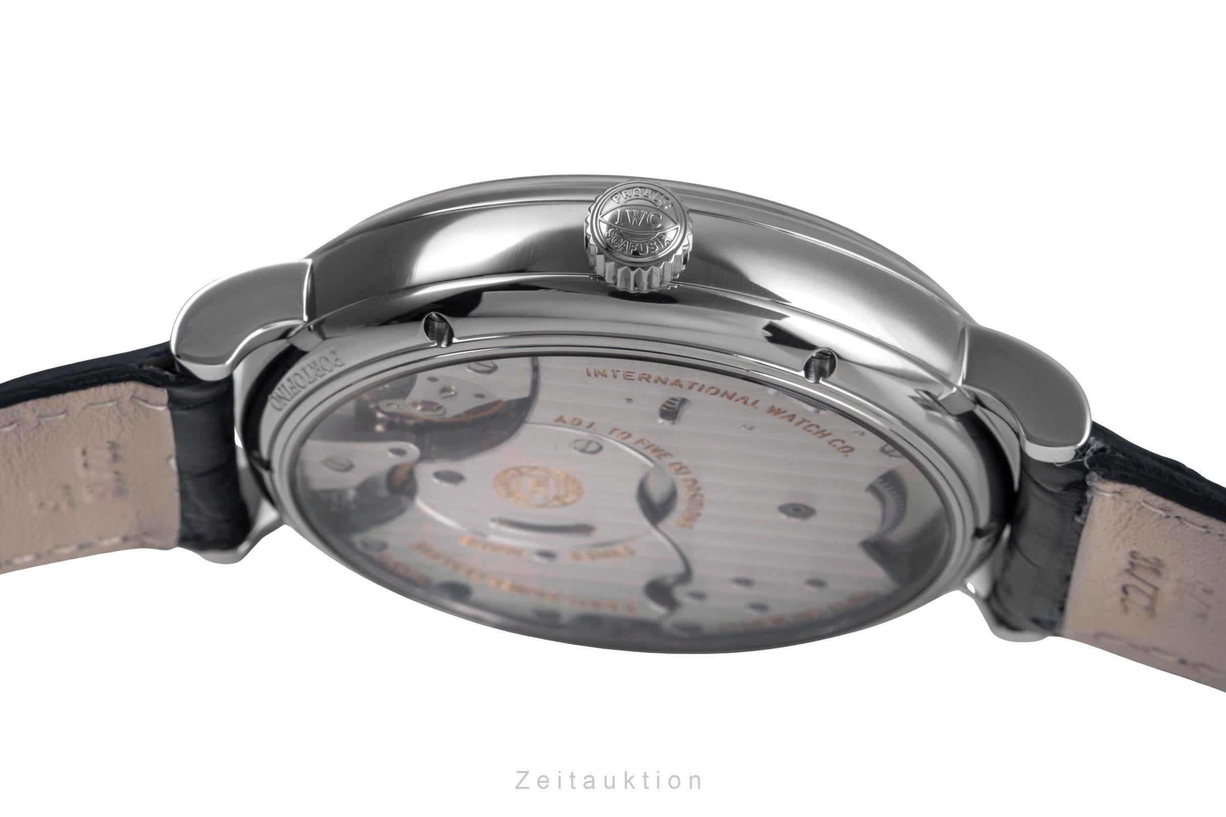 IWC Schaffhausen Portofino Handaufzug Stahl Herrenuhr Ref. IW510102 Papiere [2503671]