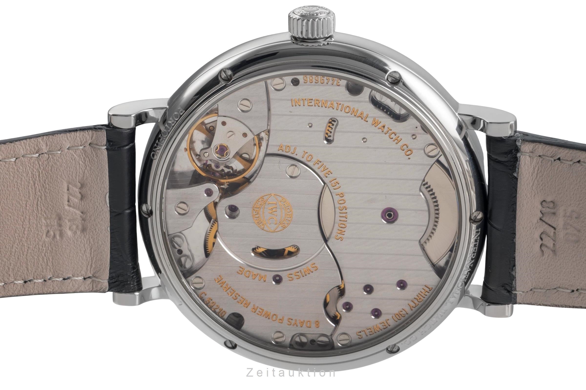 IWC Schaffhausen Portofino Handaufzug Stahl Herrenuhr Ref. IW510102 Papiere [2503671]