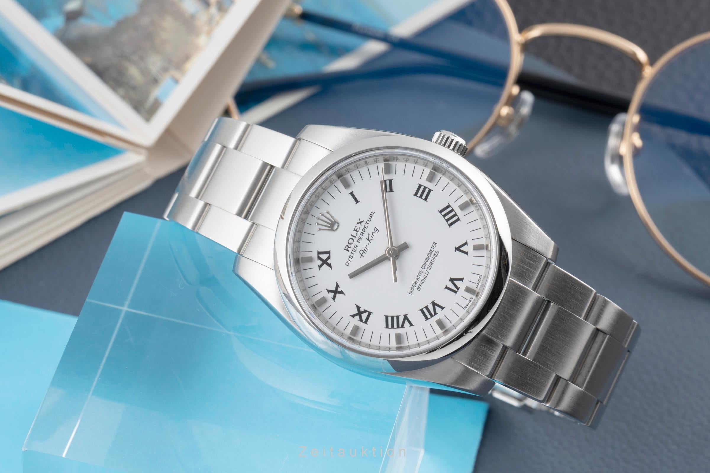 Rolex Air King steel automatic men's watch 114200  [2503672]