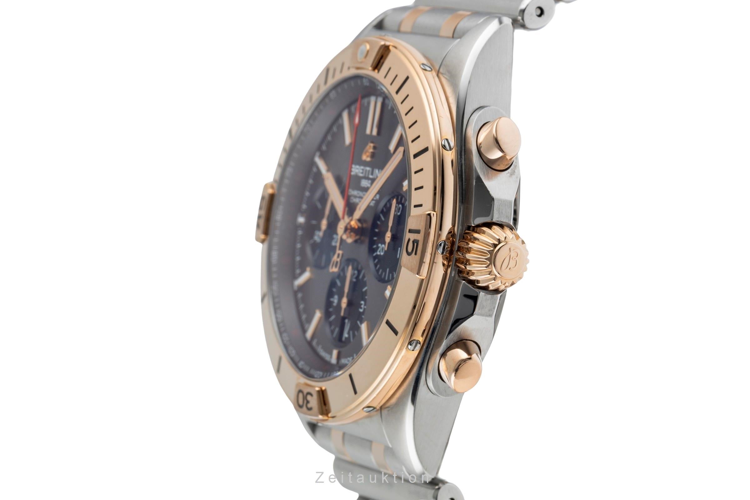 Breitling Chronomat chronographe acier / or  automatique montre pour hommes UB0134101B1U1 LP: 13400EUR  [2503674]