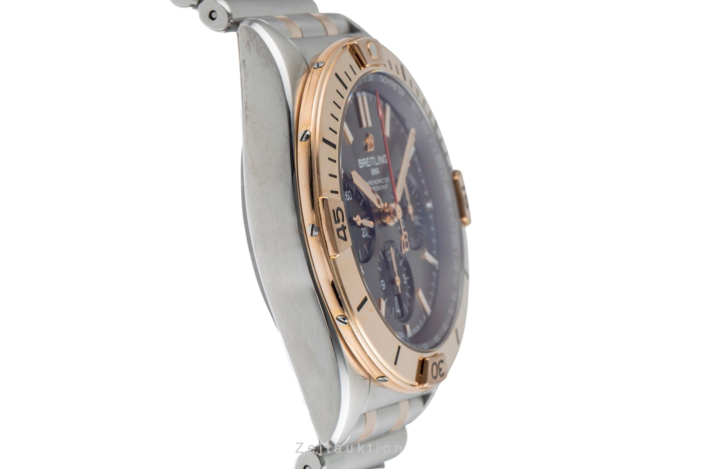 Breitling Chronomat chronographe acier / or  automatique montre pour hommes UB0134101B1U1 LP: 13400EUR  [2503674]