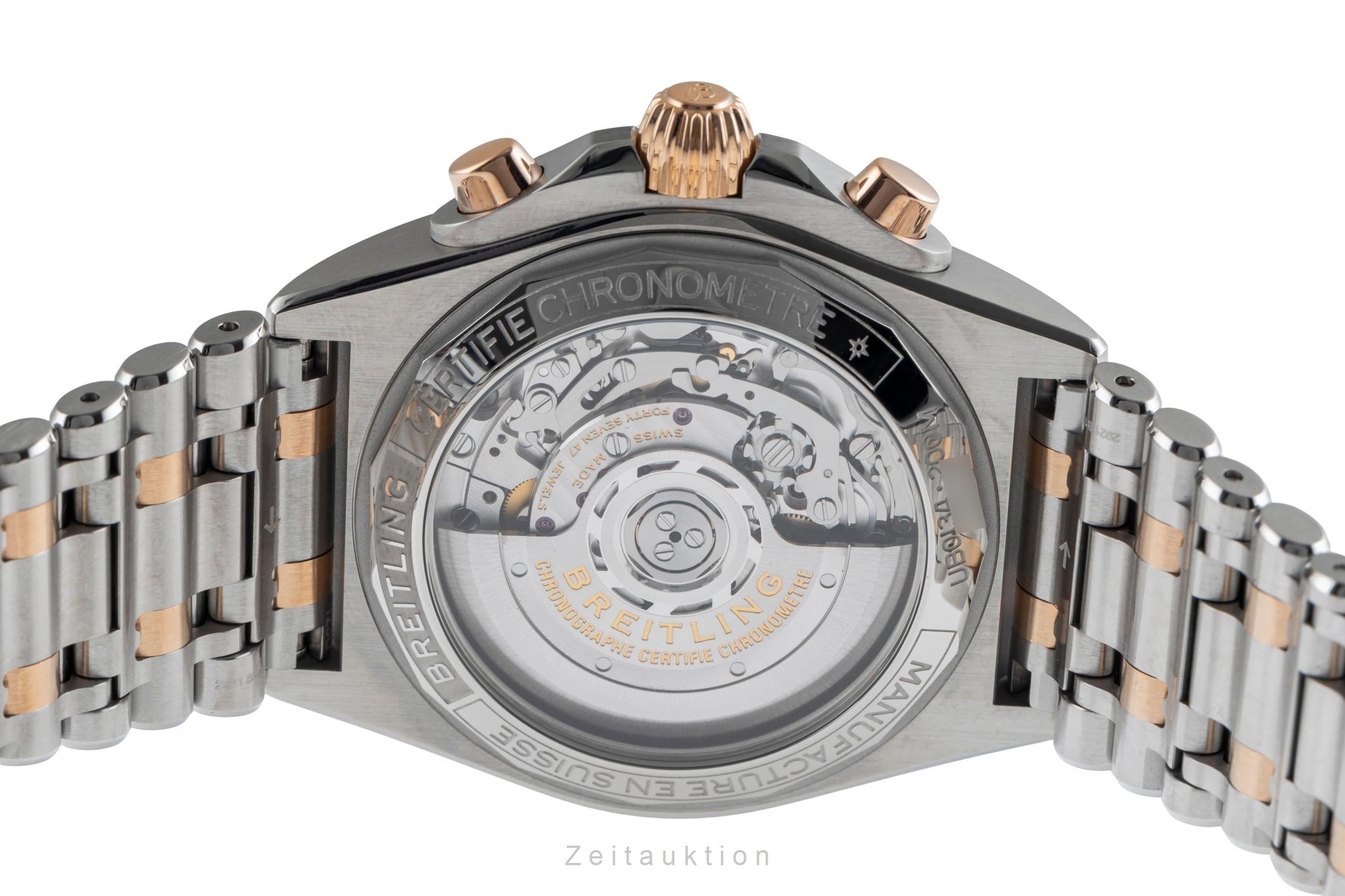 Breitling Chronomat chronographe acier / or  automatique montre pour hommes UB0134101B1U1 LP: 13400EUR  [2503674]