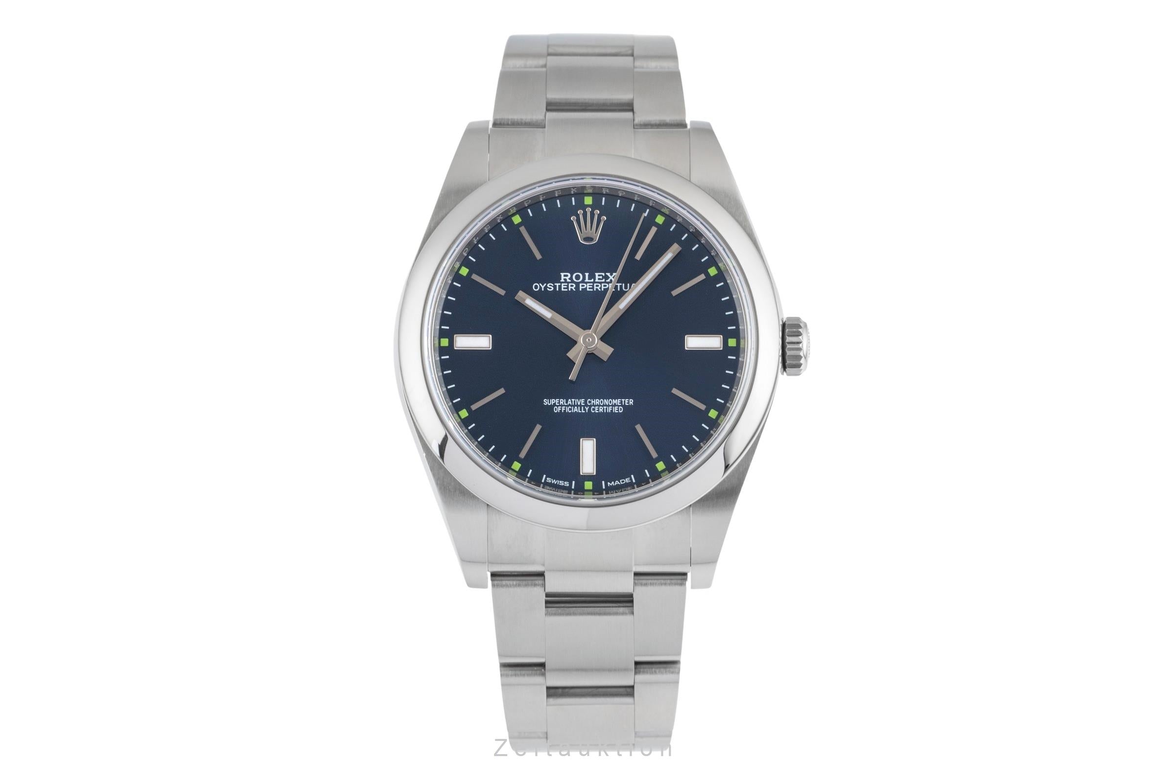 Rolex Oyster Perpetual acier automatique montre pour hommes 114300  [2503679]