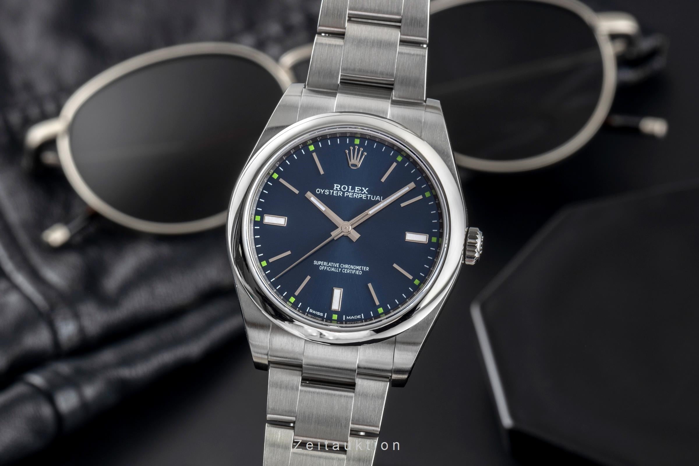 Rolex Oyster Perpetual acier automatique montre pour hommes 114300  [2503679]