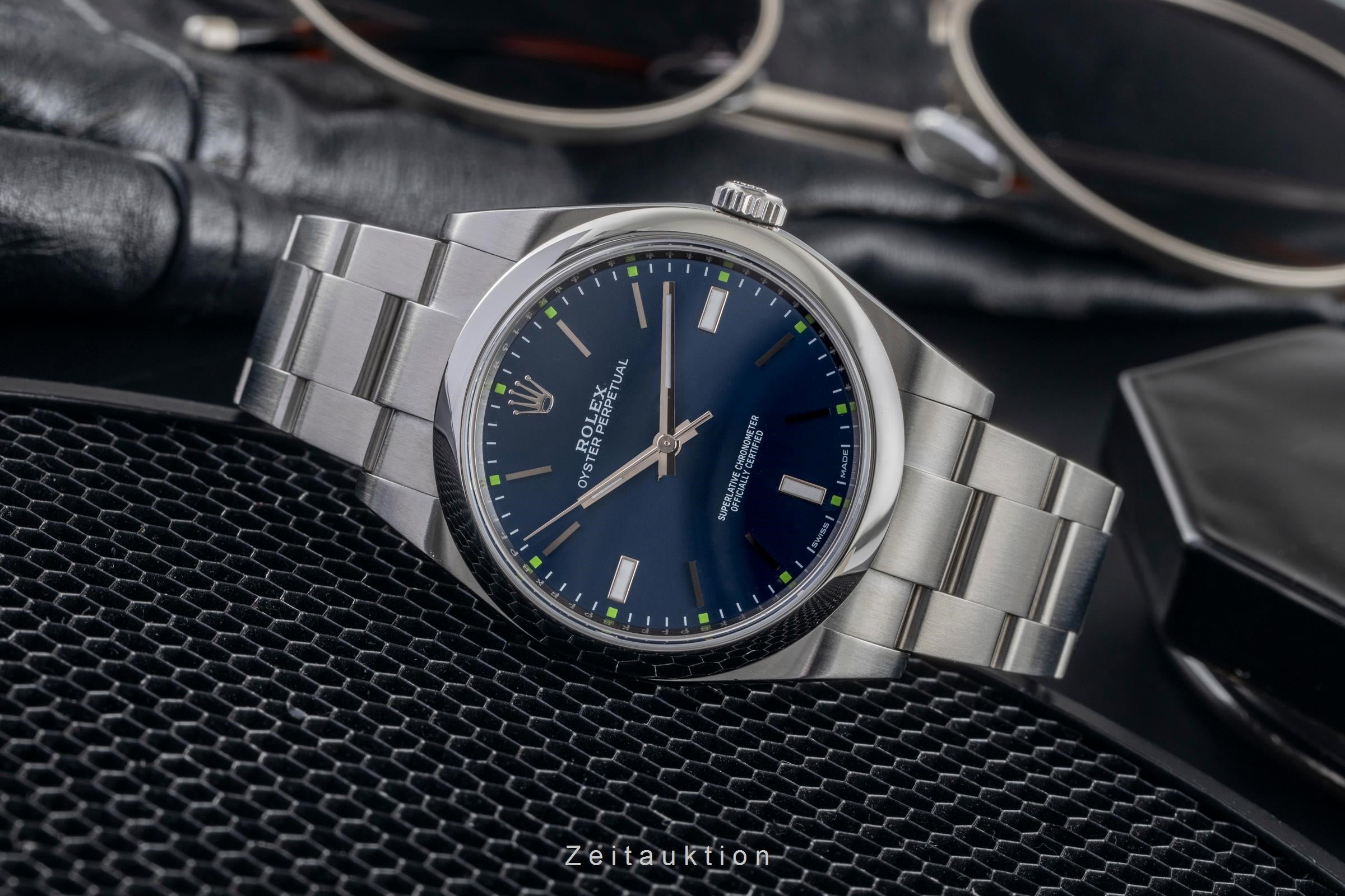 Rolex Oyster Perpetual acier automatique montre pour hommes 114300  [2503679]