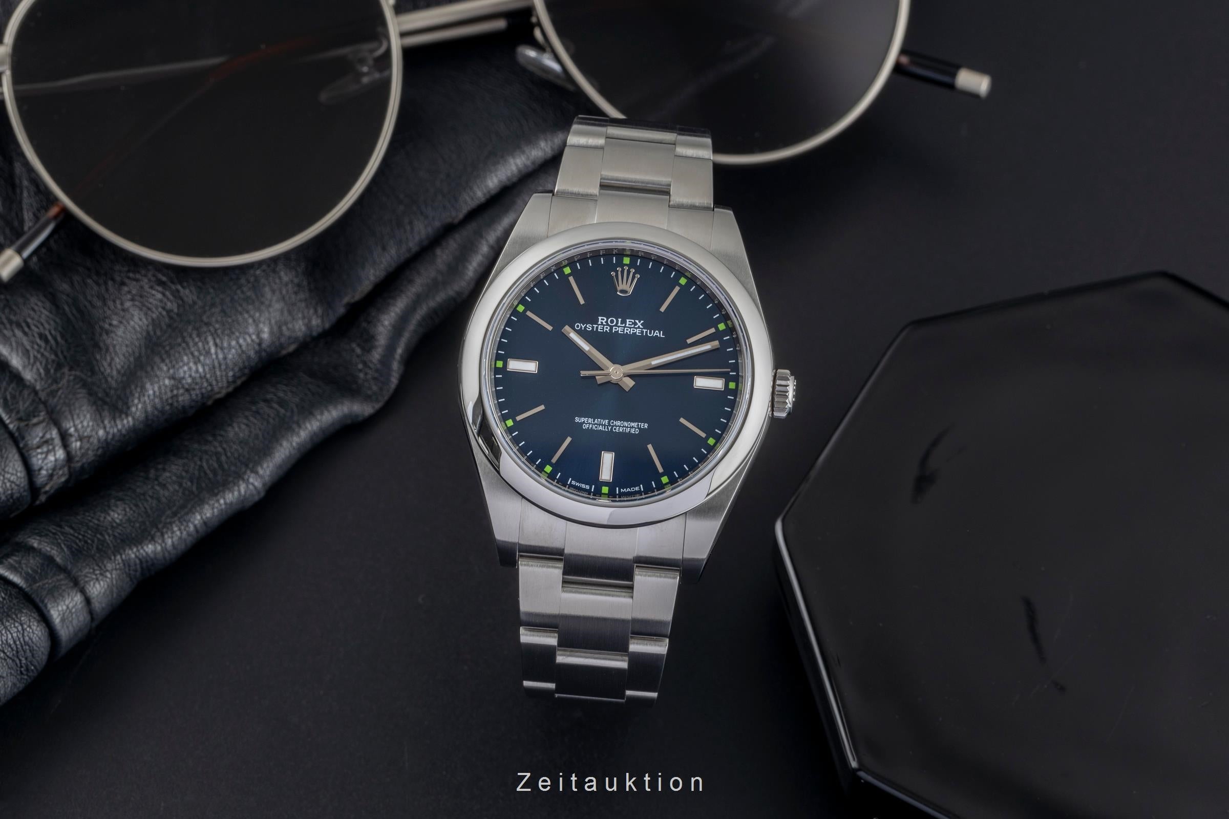 Rolex Oyster Perpetual acier automatique montre pour hommes 114300  [2503679]