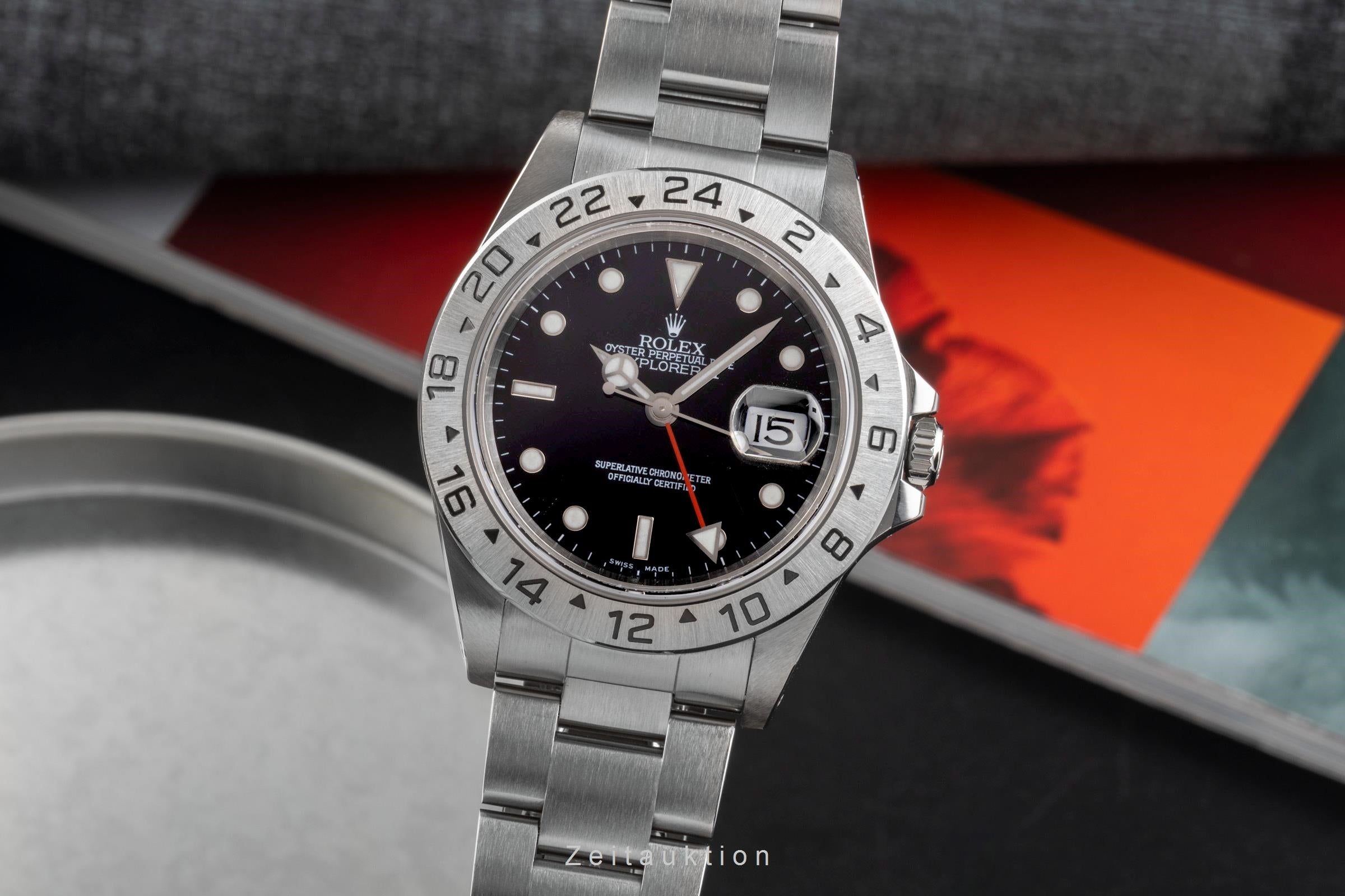 Rolex Explorer II acciaio automatismo orologio da uomo 16570  [2503680]