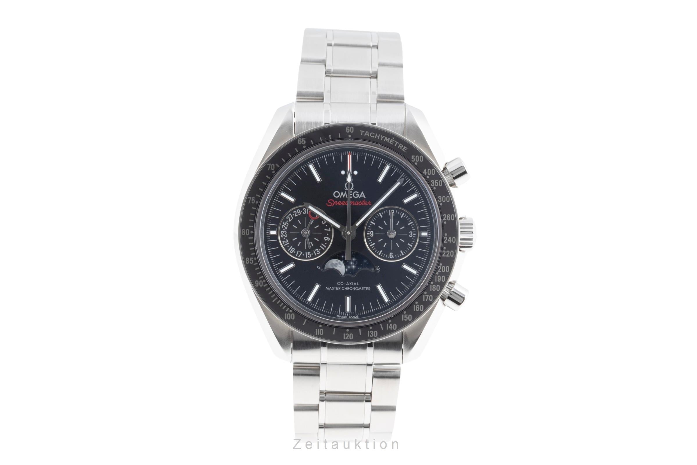 Omega Speedmaster chronograph steel automatic men's watch 304.30.44.52.01.001 LP: 12600EUR  [2503684]