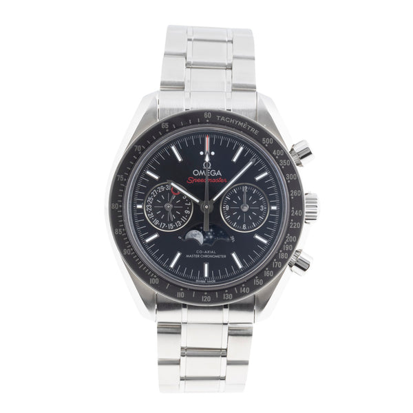 Omega Speedmaster chronograph steel automatic men's watch 304.30.44.52.01.001 LP: 12600EUR  [2503684]