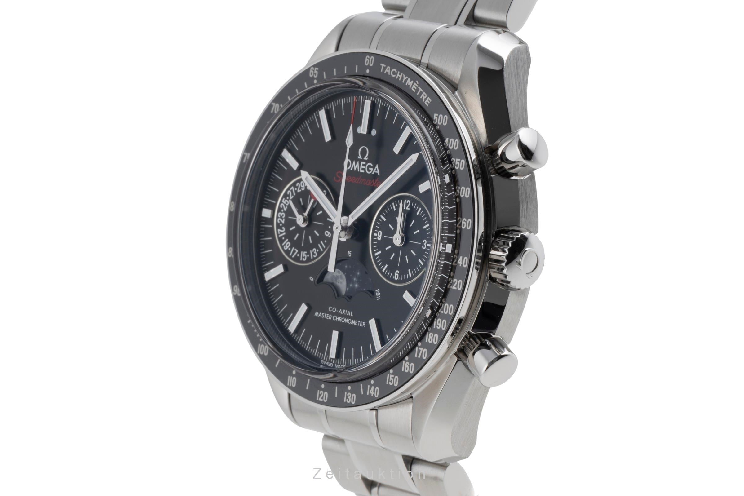 Omega Speedmaster chronograph steel automatic men's watch 304.30.44.52.01.001 LP: 12600EUR  [2503684]