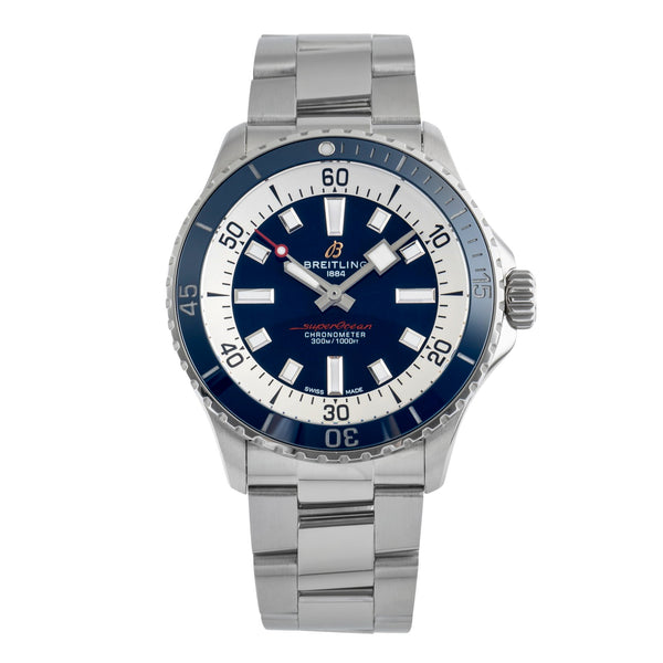 Breitling Superocean acier automatique montre pour hommes A17375E71C1A1 LP: 5550EUR  [2503685]