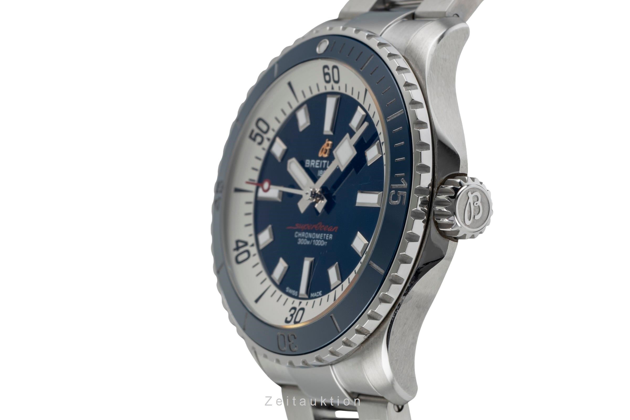 Breitling Superocean acier automatique montre pour hommes A17375E71C1A1 LP: 5550EUR  [2503685]