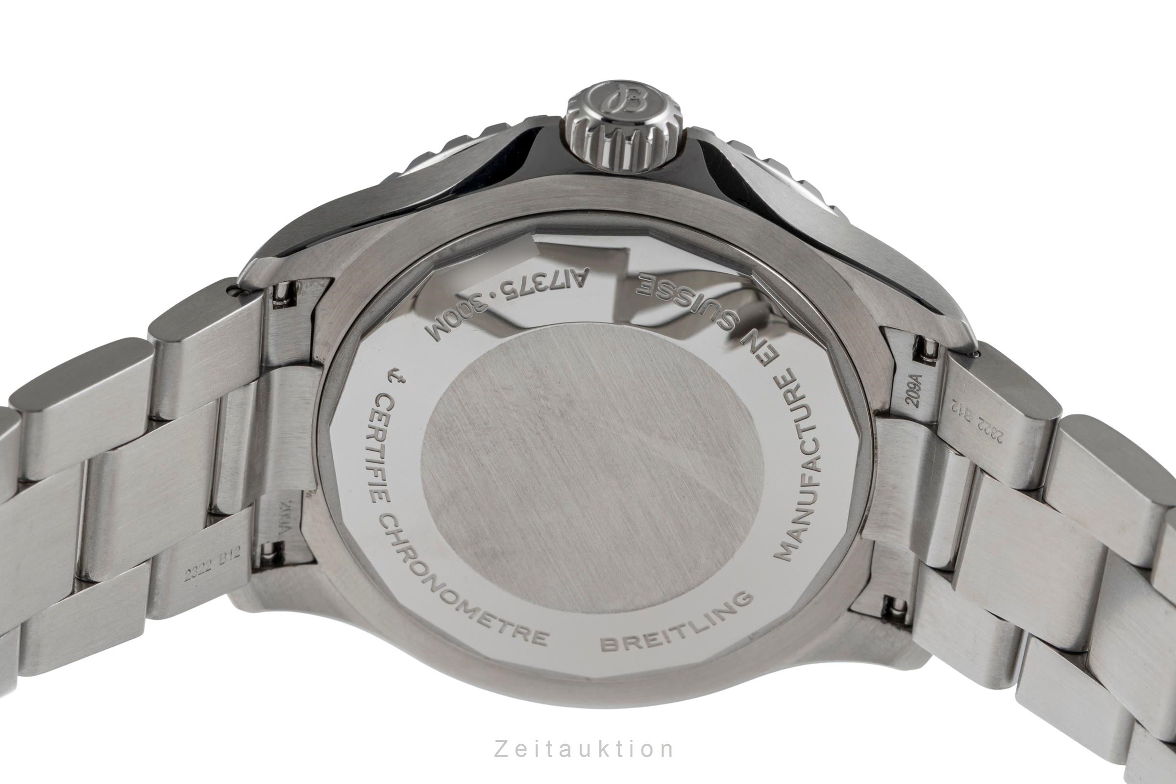 Breitling Superocean acier automatique montre pour hommes A17375E71C1A1 LP: 5550EUR  [2503685]